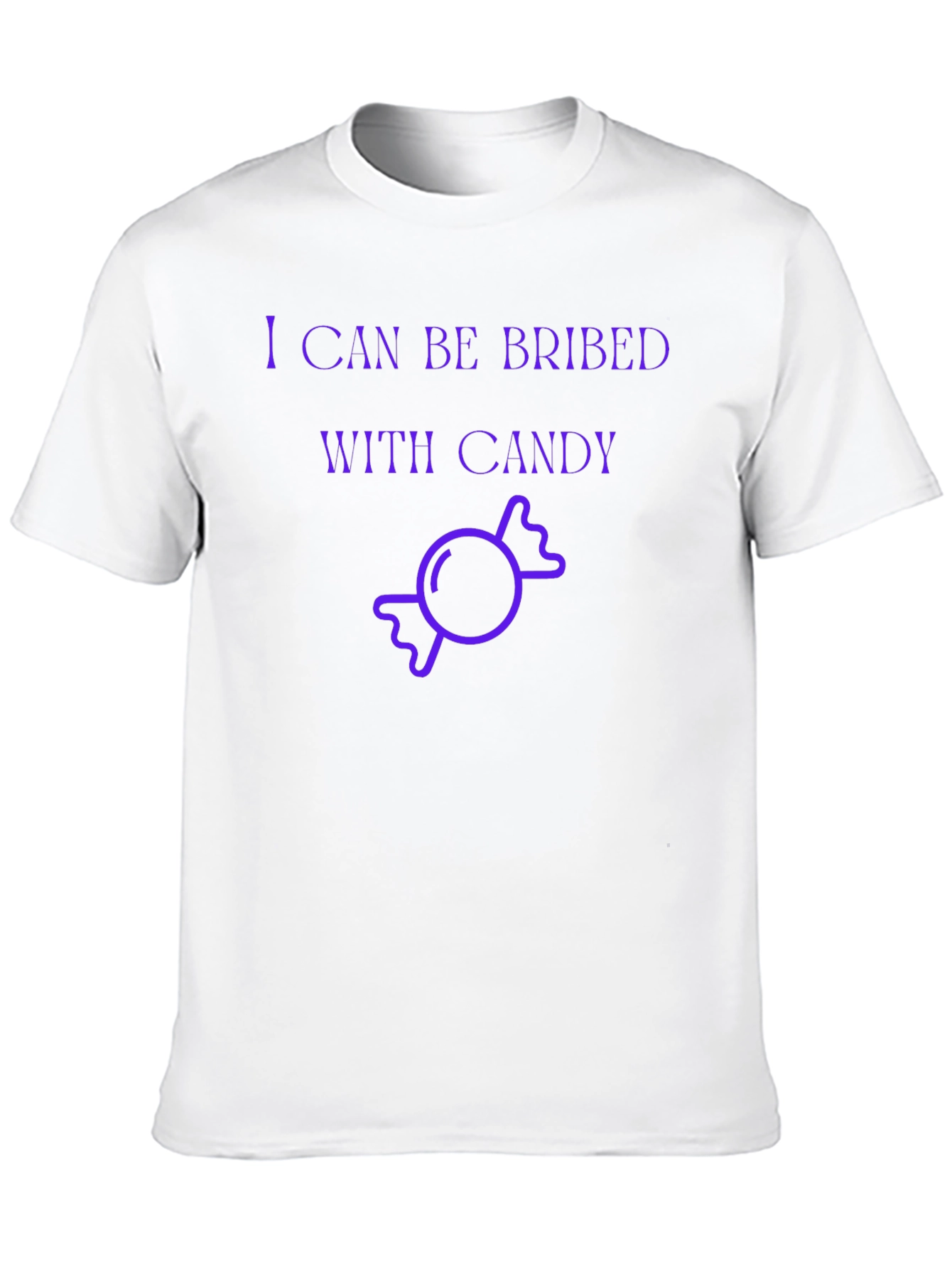 Black I Can Be Bribed With Candy Graphic T-Shirt view 10