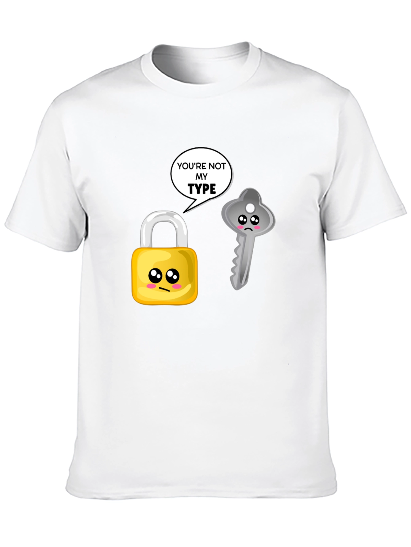 Black You're Not My Type Graphic T-Shirt view 10