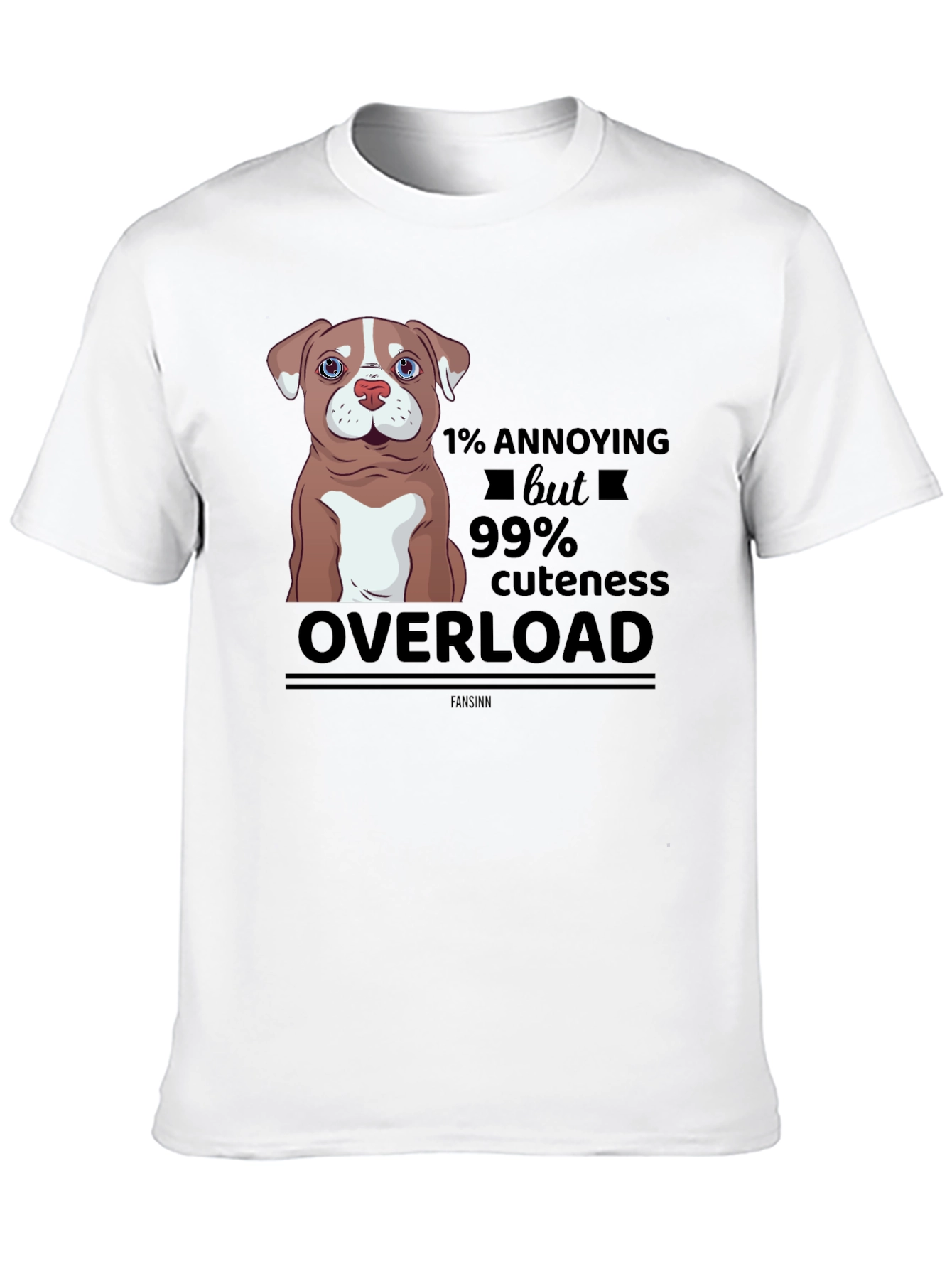 Black Annoying But Cute Dog Graphic T-Shirt view 10
