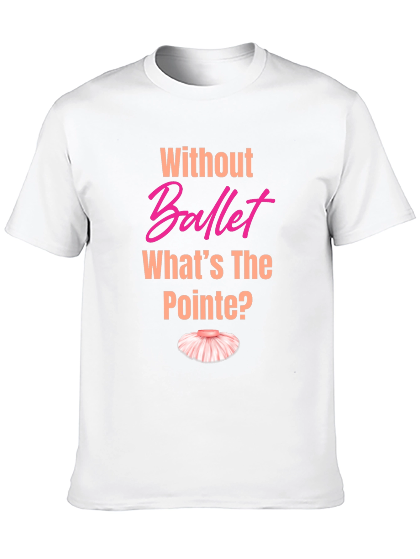 Black Ballet Pun T-Shirt - What's the Pointe? view 10