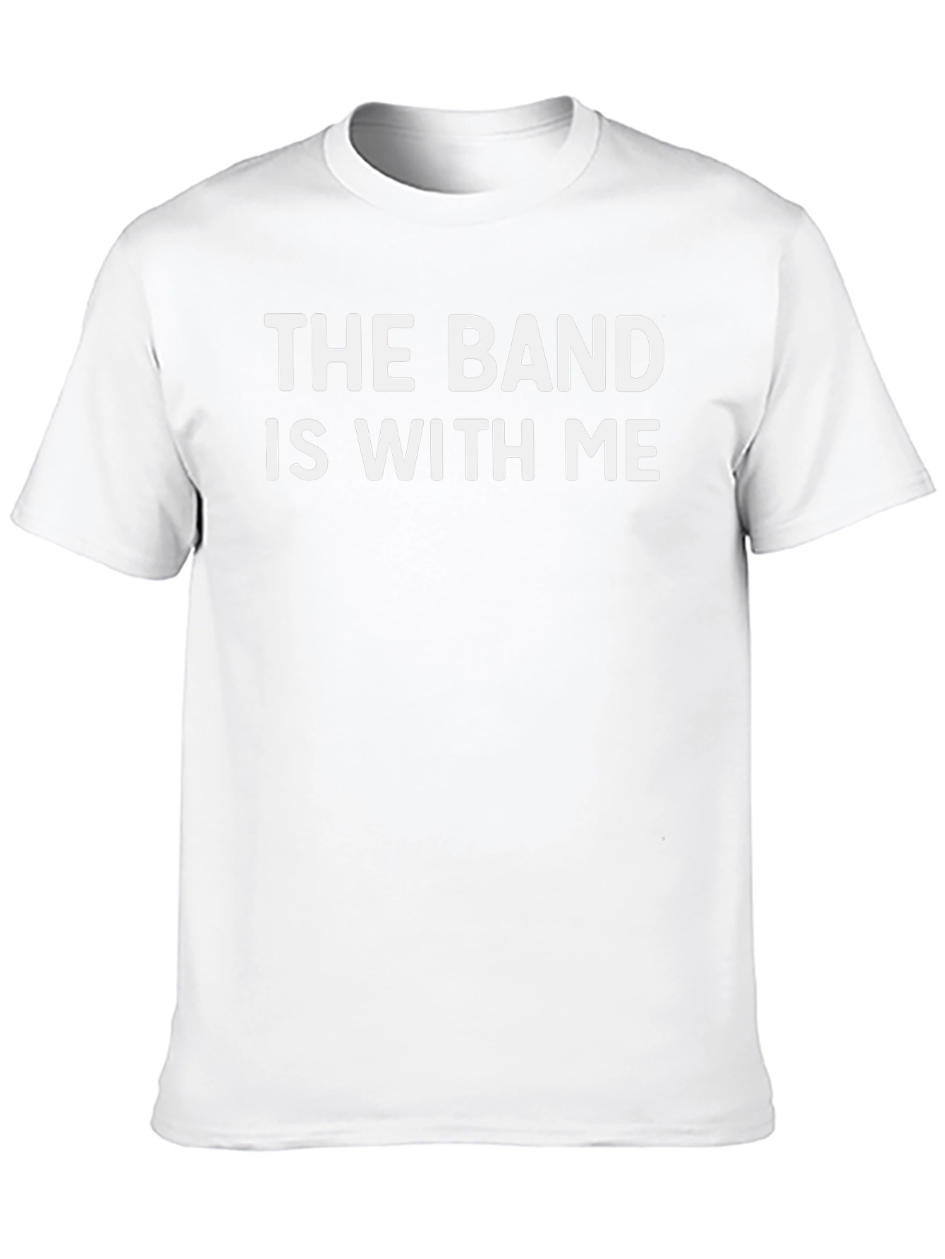 Black The Band Is With Me - Graphic Tee view 10