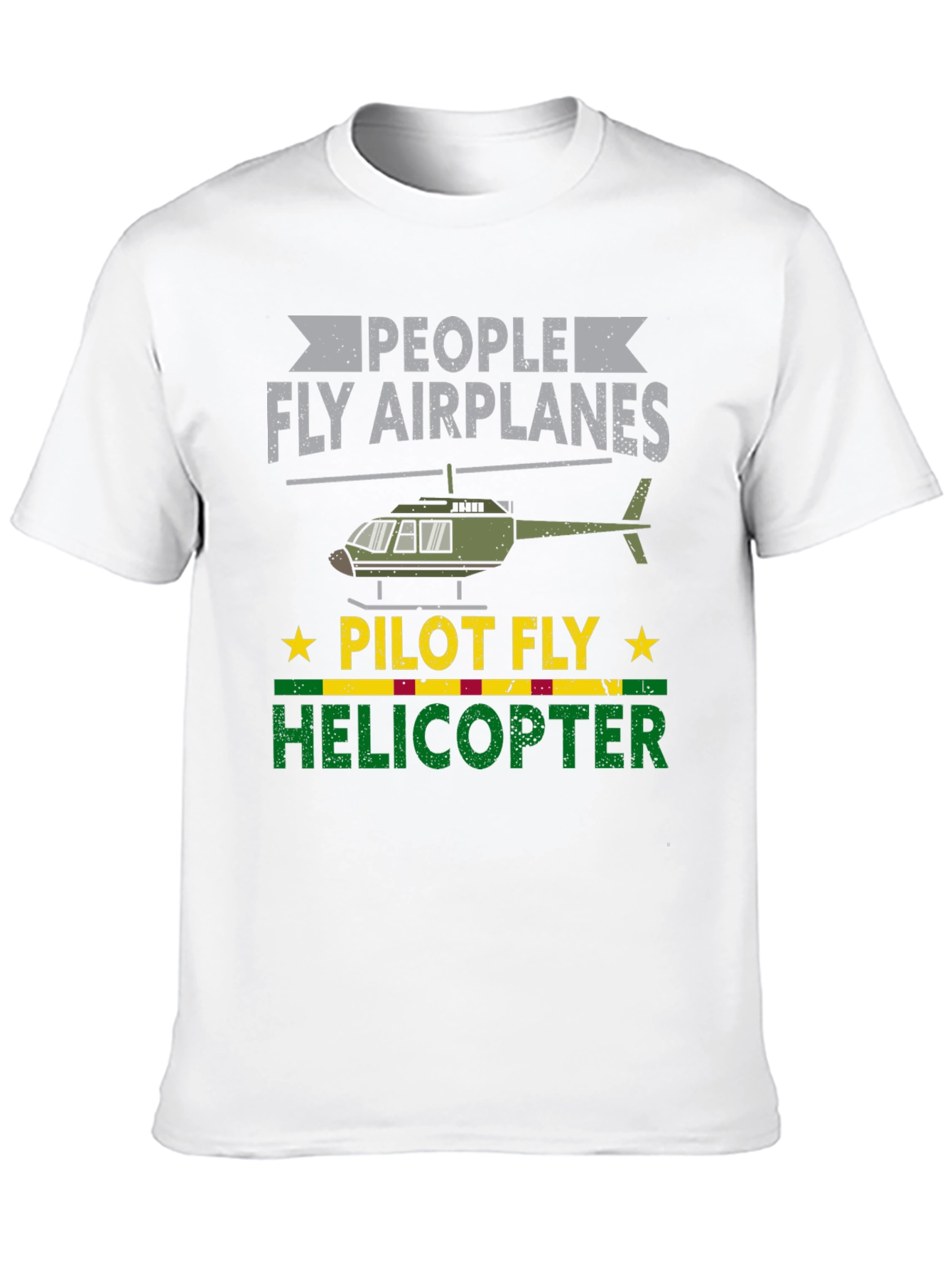 Black People Fly Airplanes Pilot Fly Helicopter T-Shirt view 10