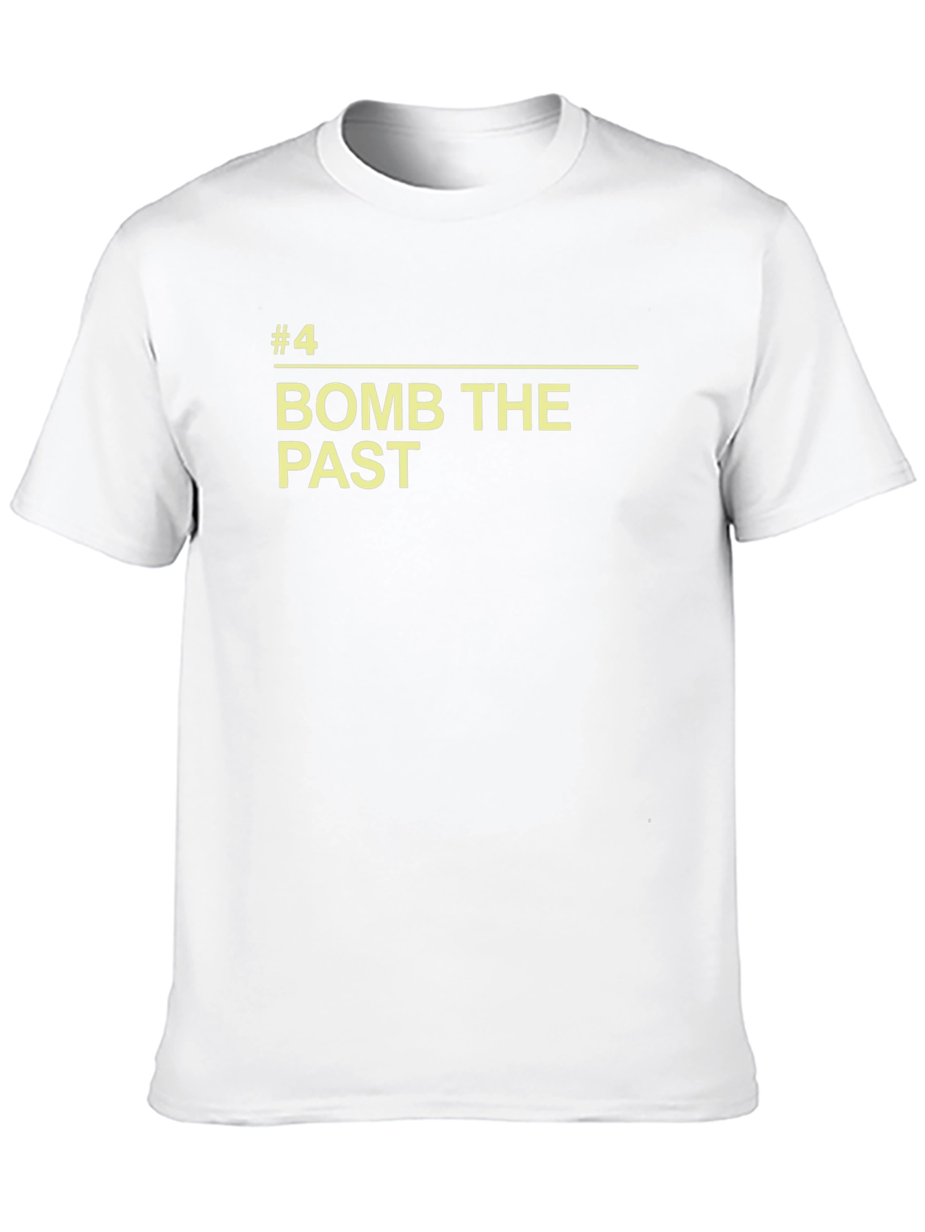 Black Bomb the Past Graphic Tee - Men's Black T-Shirt view 10