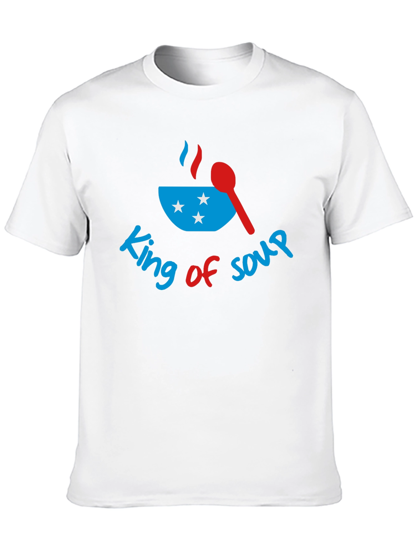 Black King of Soup Graphic T-Shirt view 10
