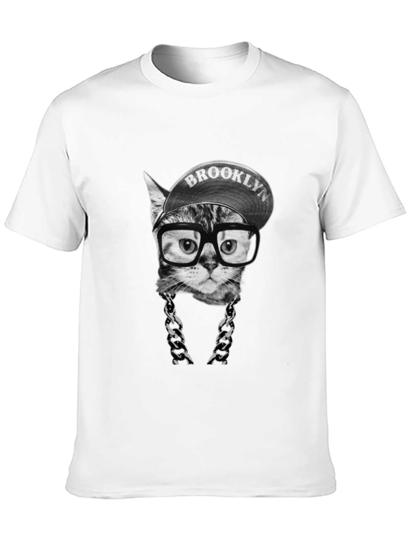 Black Brooklyn Cat T-Shirt - Hip Hop Style! view 10
