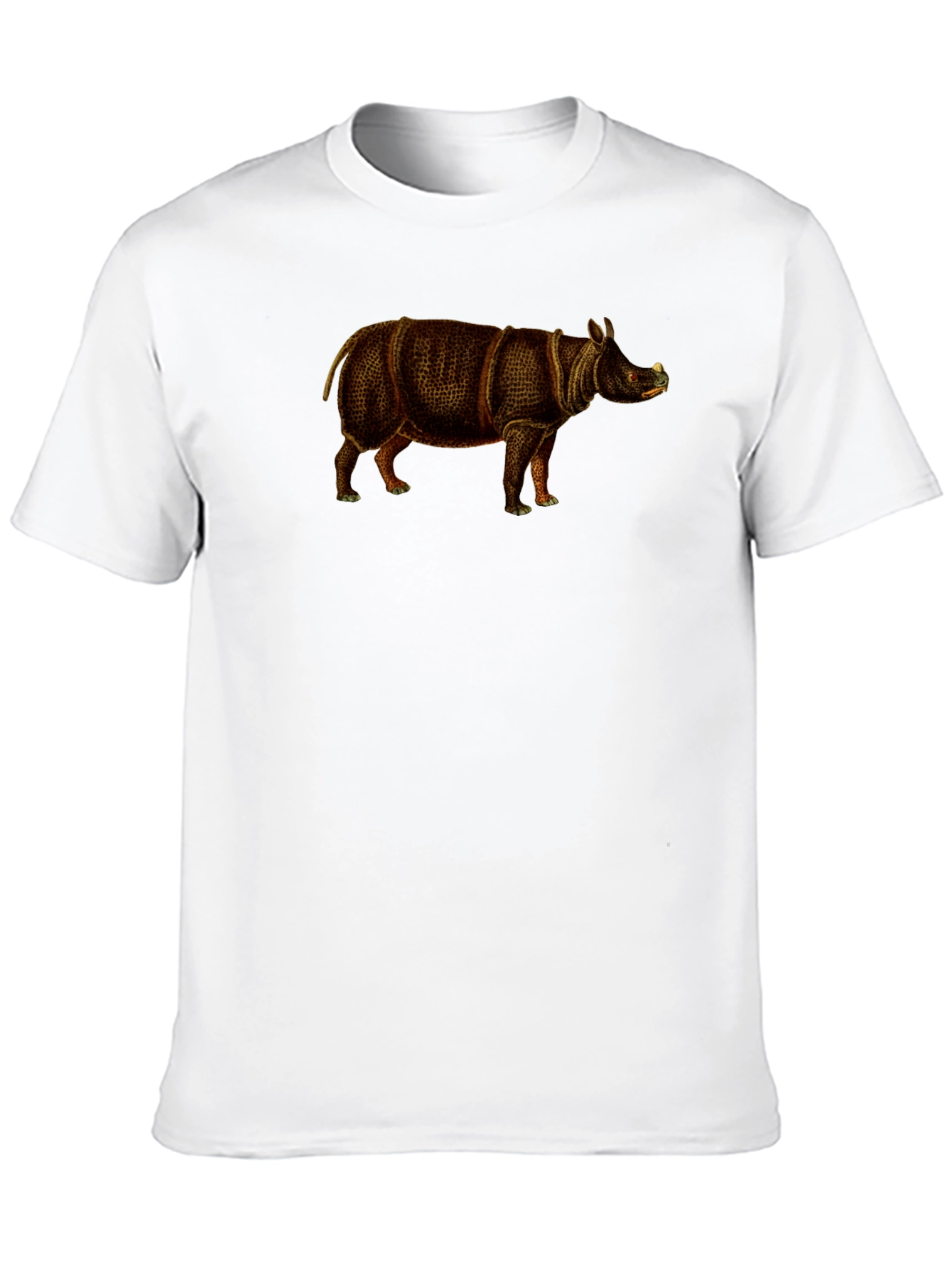 Black Rhino Graphic Tee - Men's Black Short Sleeve Shirt view 10