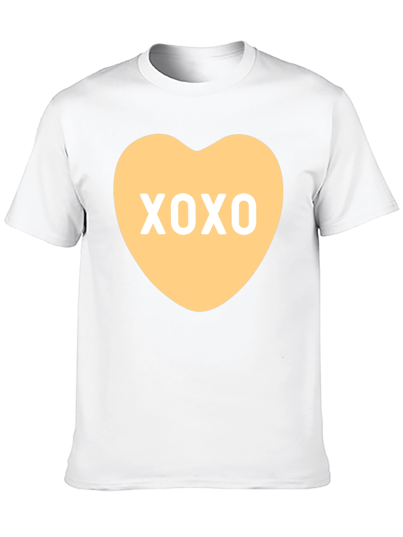 Black XOXO Heart Graphic Tee - Valentine's Day Shirt view 10