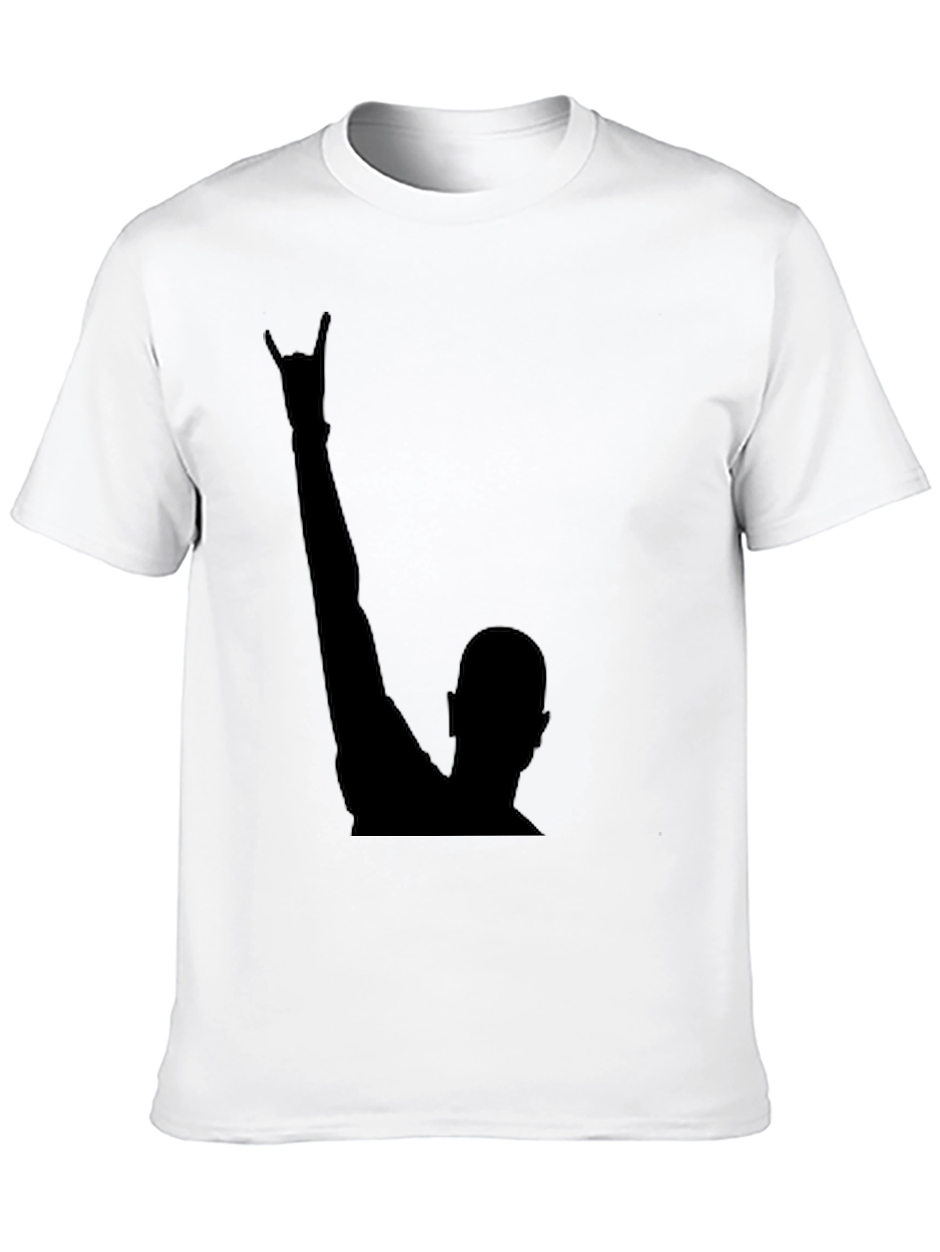 Black Rock On! Black Graphic Tee view 10