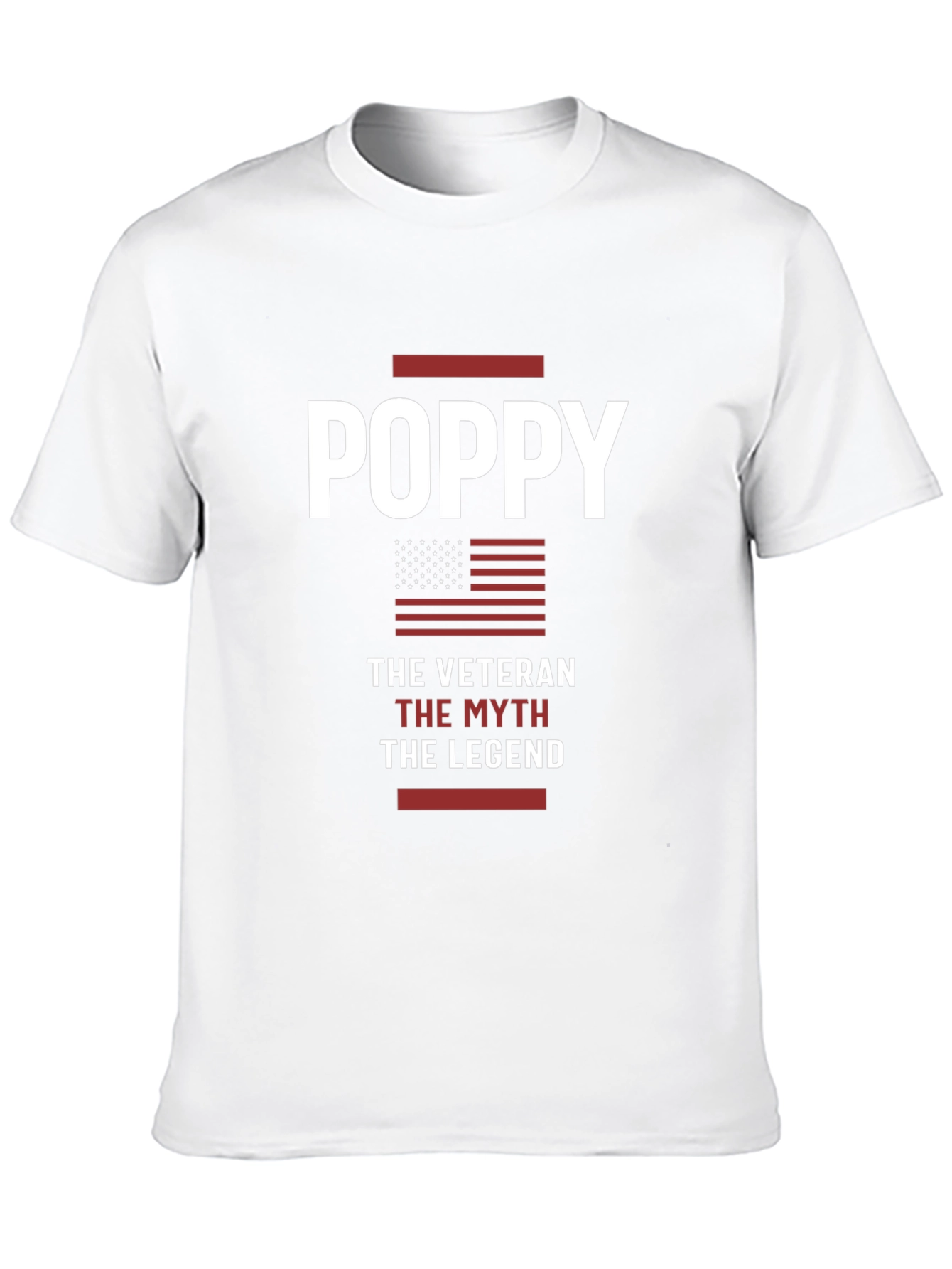 Black Poppy Veteran, Myth, Legend T-Shirt view 10