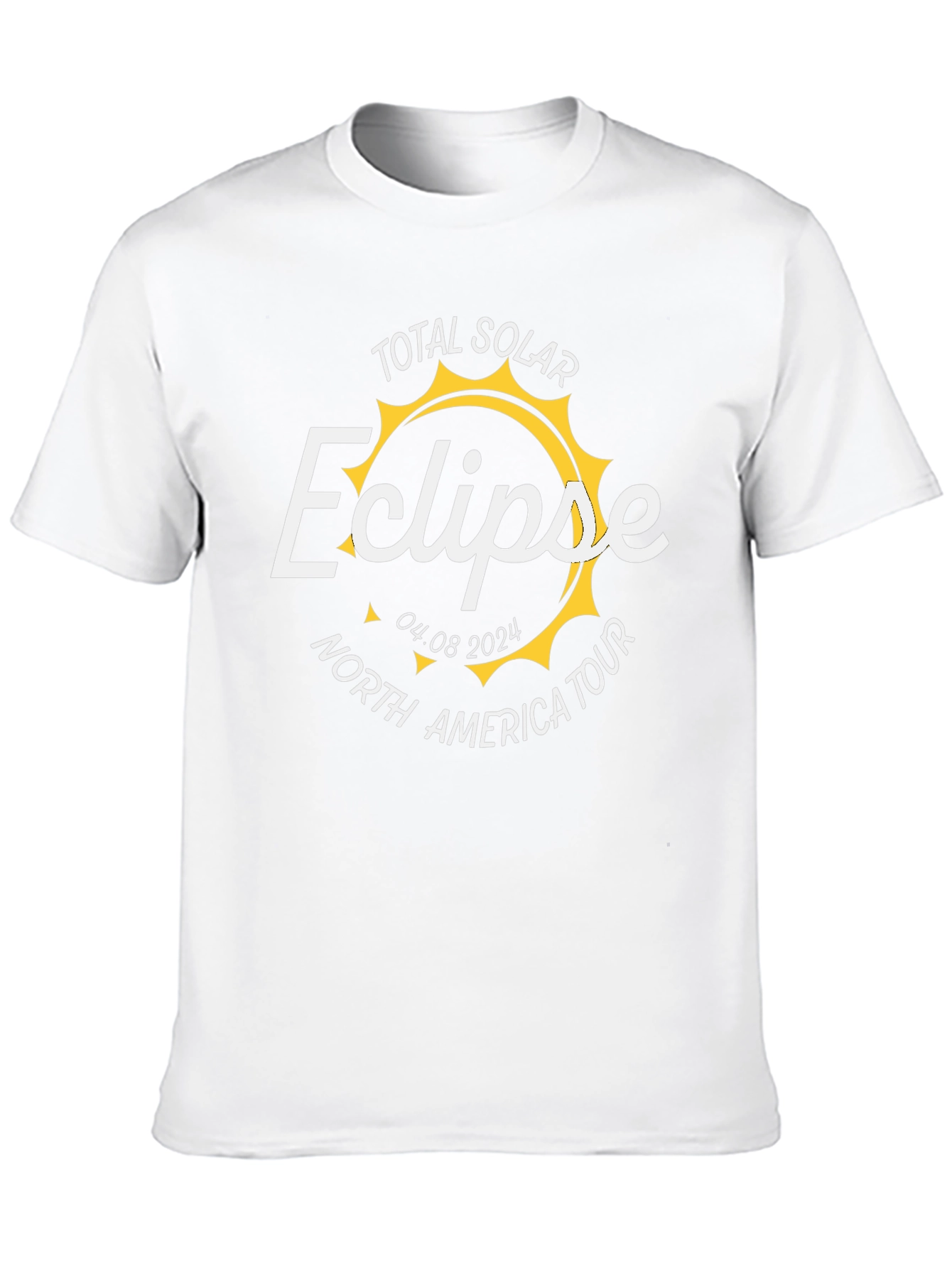 Black Total Solar Eclipse North America Tour Shirt view 10