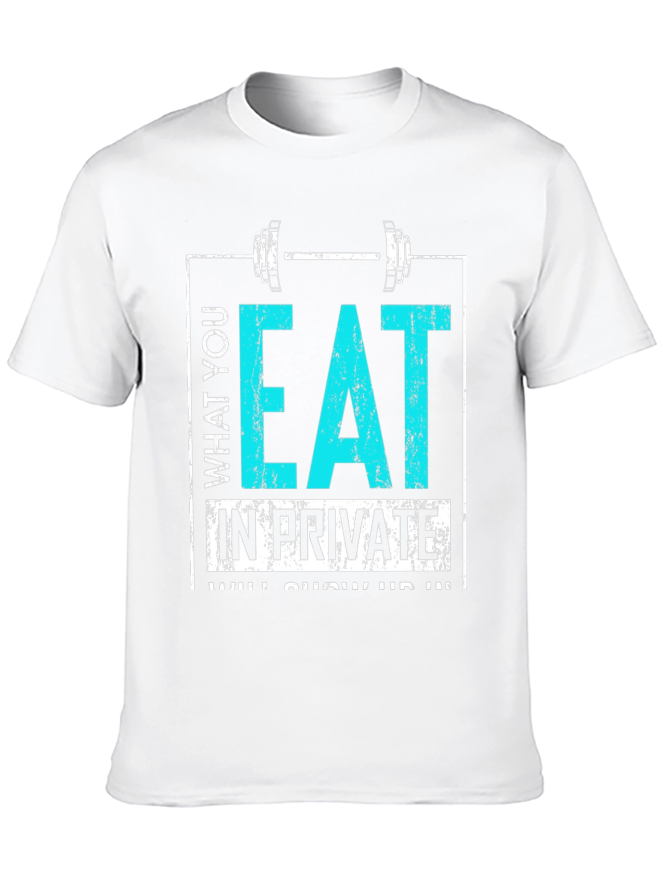 Black Eat In Private Graphic Tee view 10