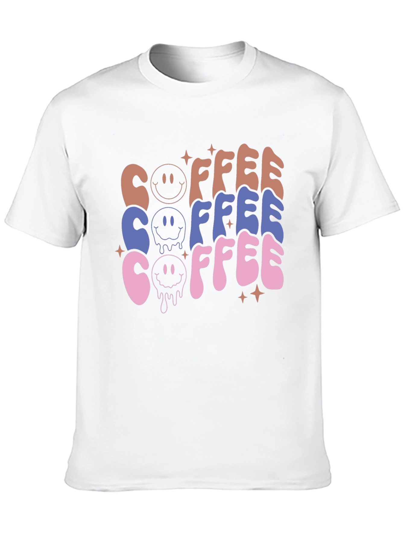 Black Retro Coffee Graphic Tee - Unisex Casual view 10