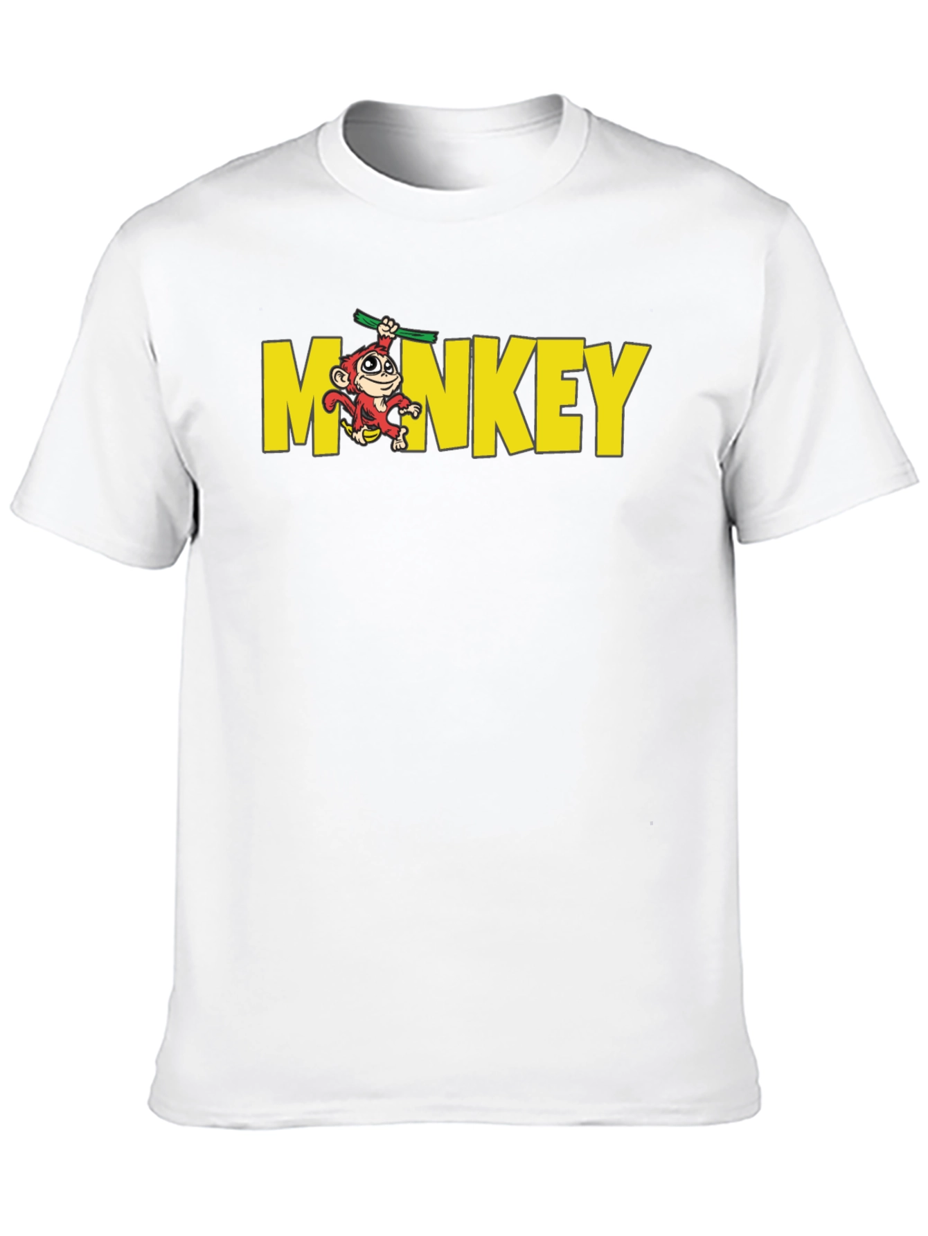 Black Monkey Graphic Crew Neck T-Shirt - Black view 10