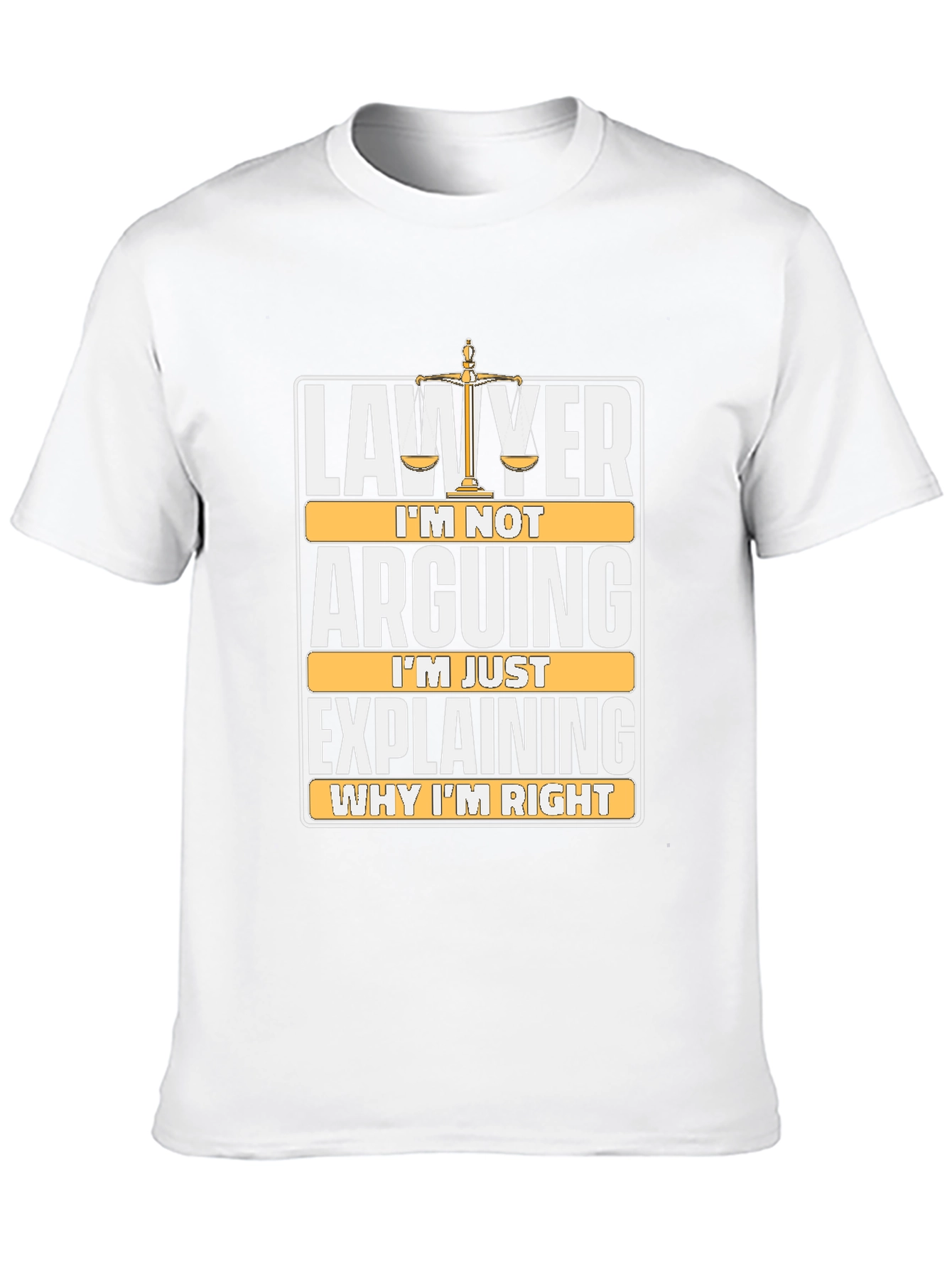 Black Lawyer Arguing Funny T-Shirt view 10