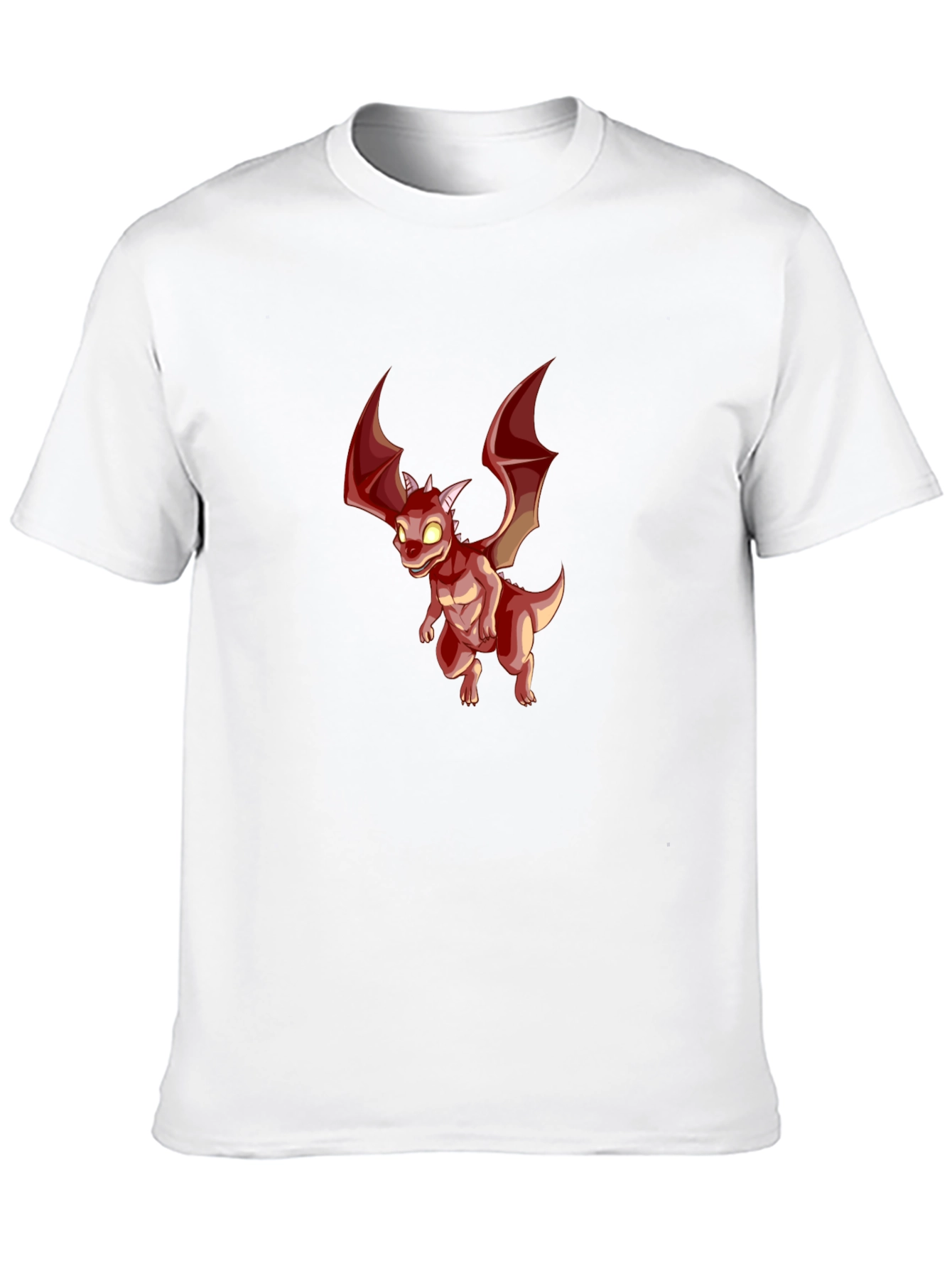 Black Red Dragon Graphic T-Shirt view 10