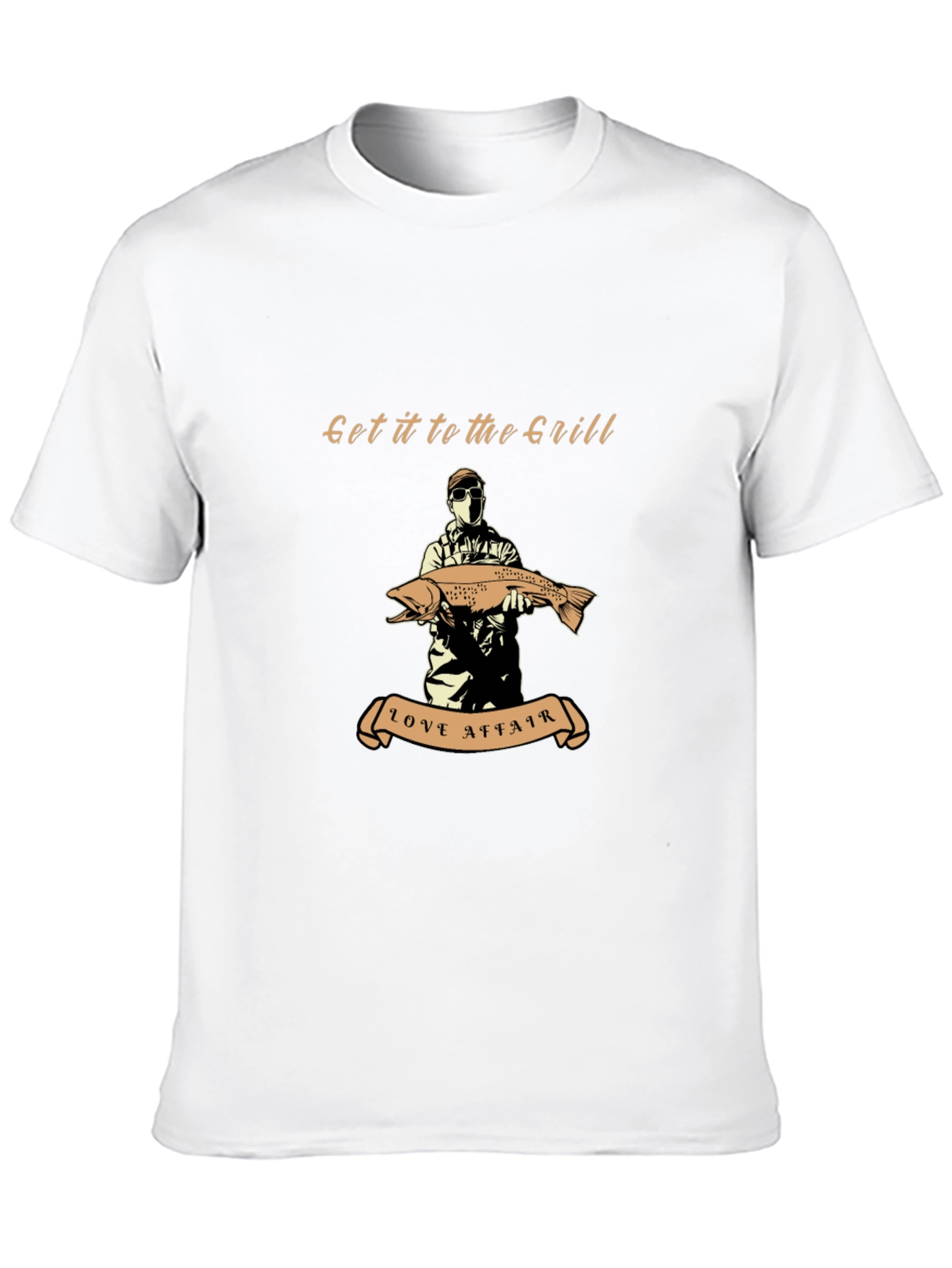 Black Get it to the Grill Fishing T-Shirt view 10