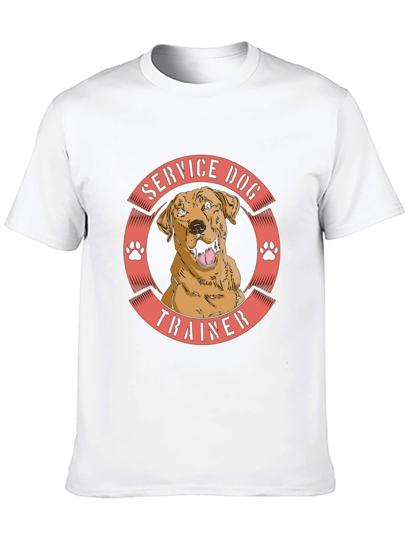 Service Dog Trainer T-Shirt - Black - 10