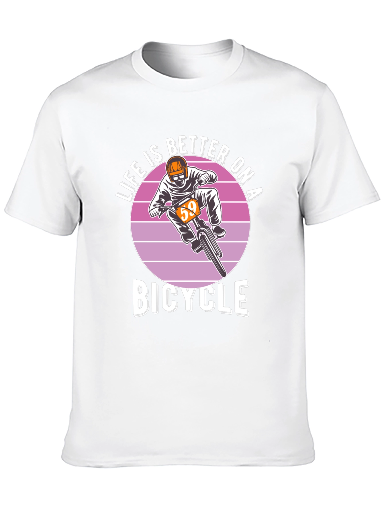 Black Life is Better on a Bicycle T-Shirt view 10