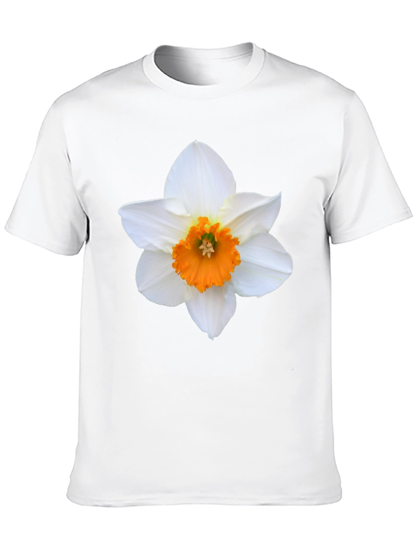 Black Daffodil Graphic Tee - Stylish Floral Design T-Shirt view 10