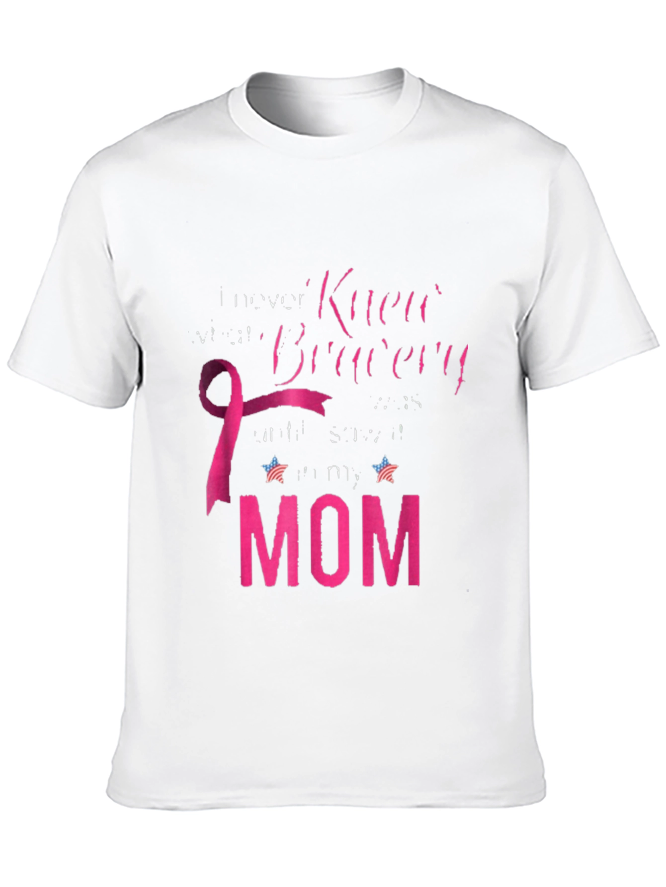 Black Bravery Breast Cancer Awareness T-Shirt view 10