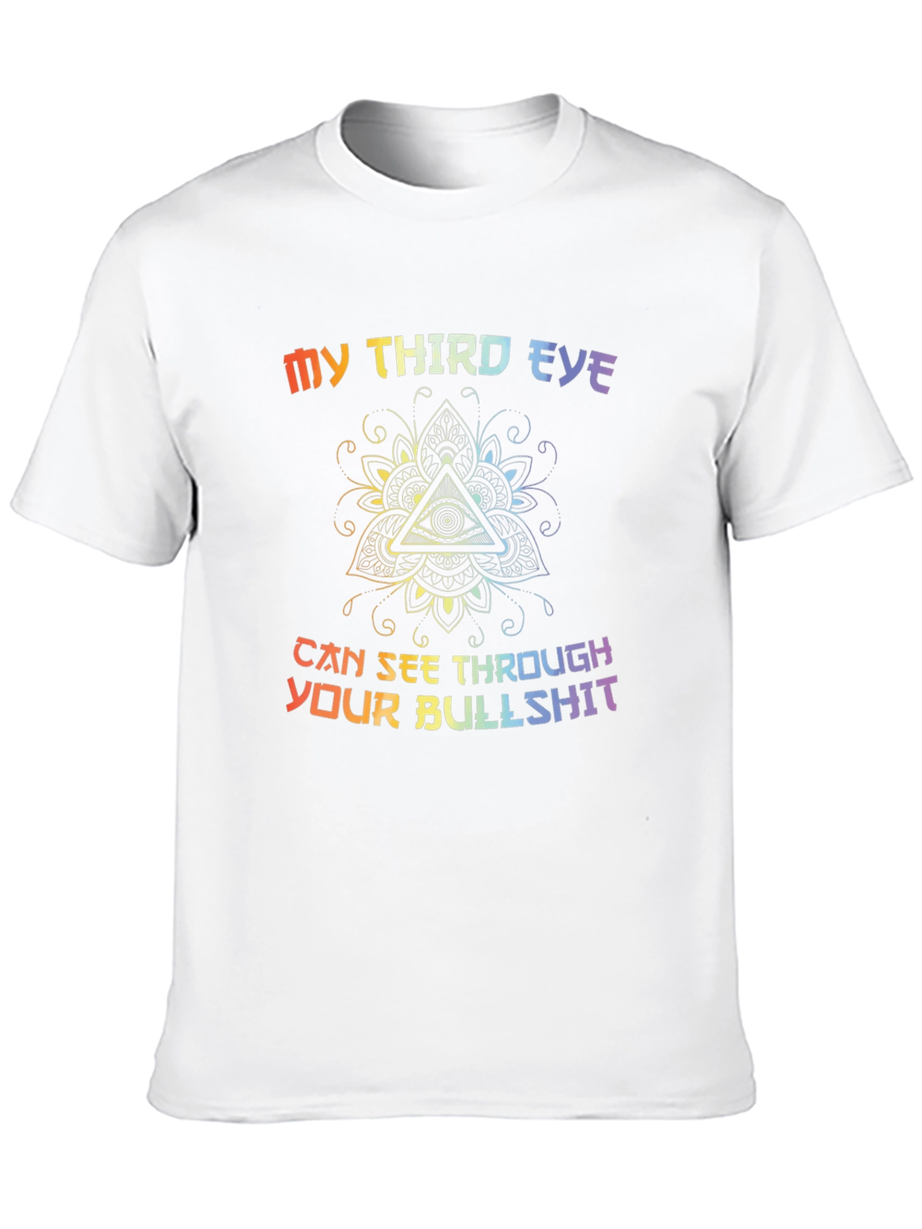 Black Third Eye Bullshit Graphic Tee - Unisex view 10