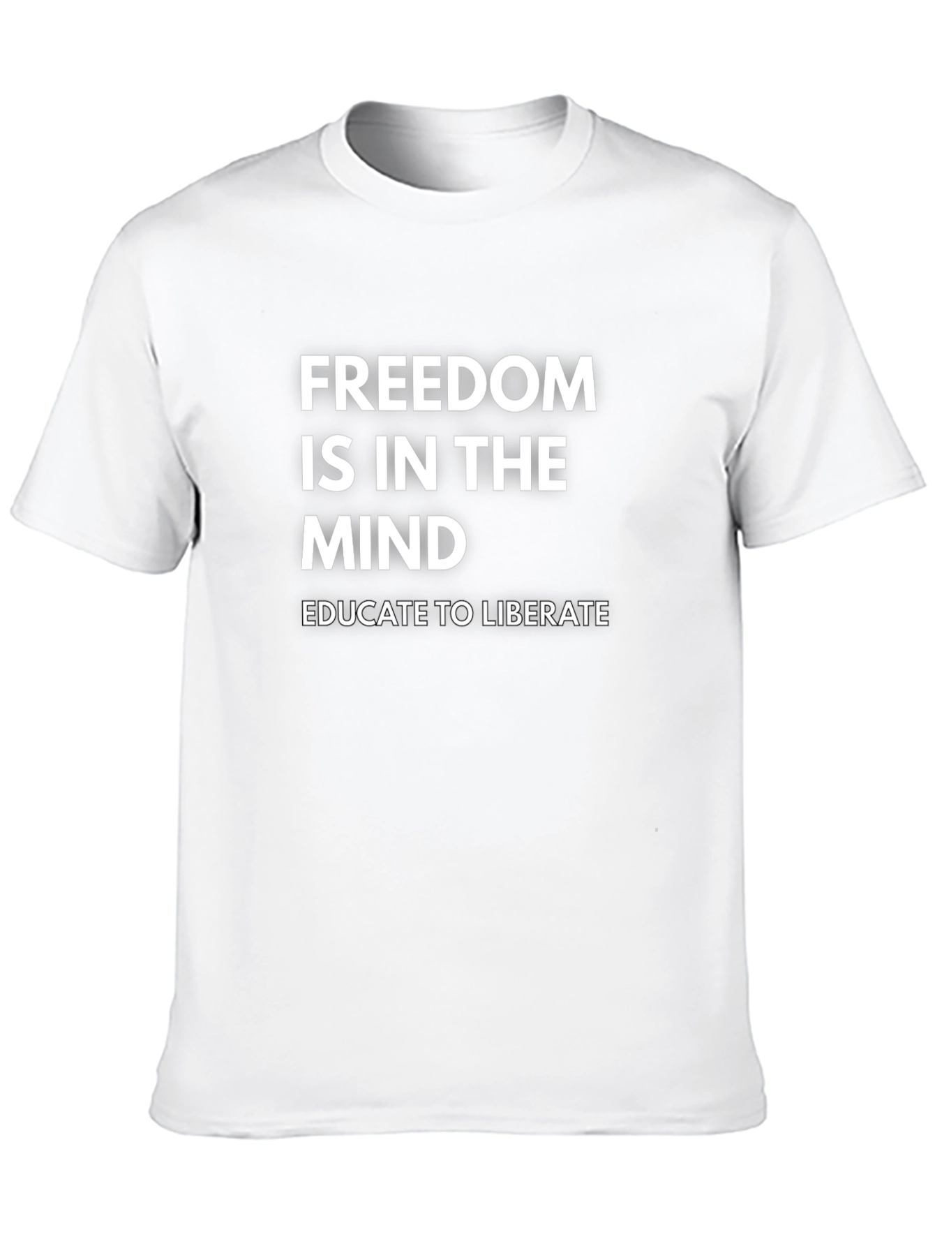 Black Freedom Is In The Mind T-Shirt view 10