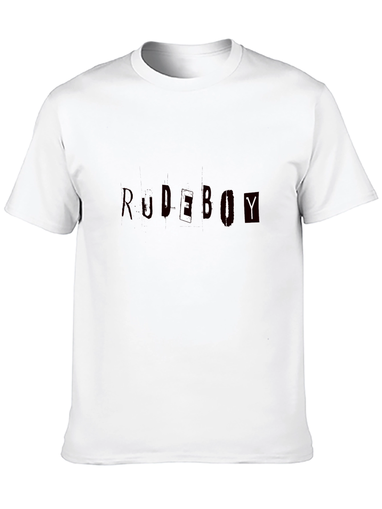Black Rudeboy Graphic Print Black T-Shirt view 10