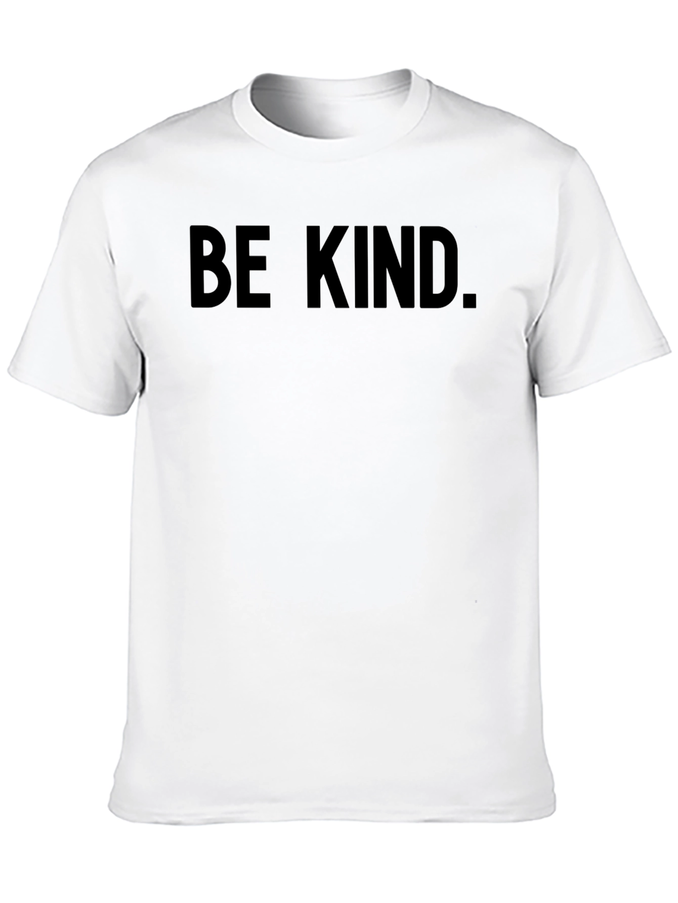 Black Be Kind Graphic T-Shirt - Short Sleeve Crew Neck Tee view 10