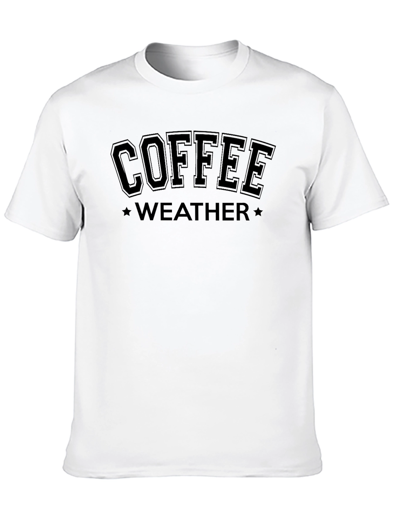 Black Coffee Weather Graphic Tee - Unisex Cotton T-Shirt view 10