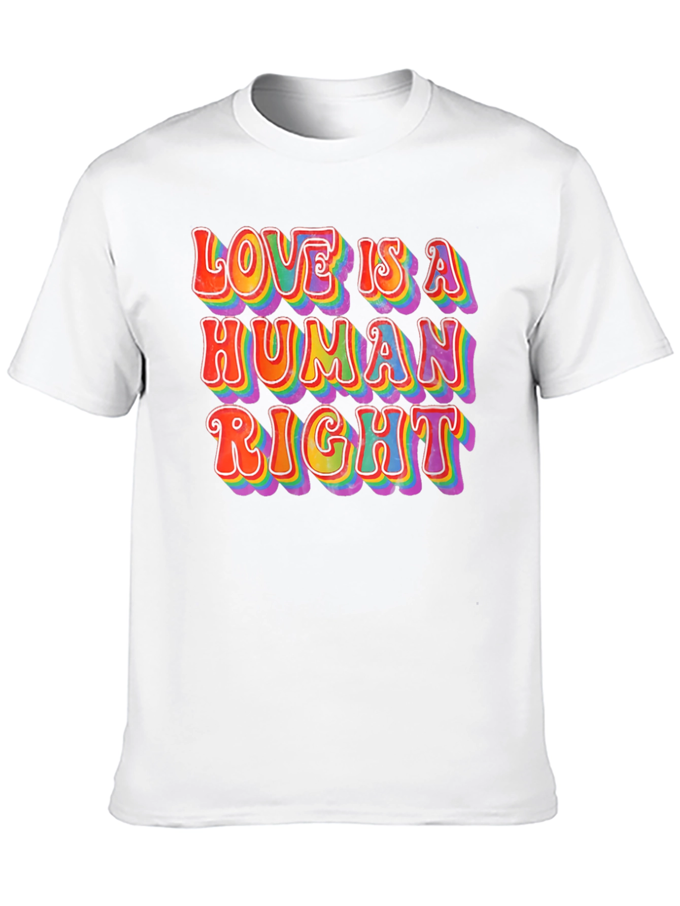 Black Love is a Human Right T-Shirt - Retro LGBT Pride Tee view 10
