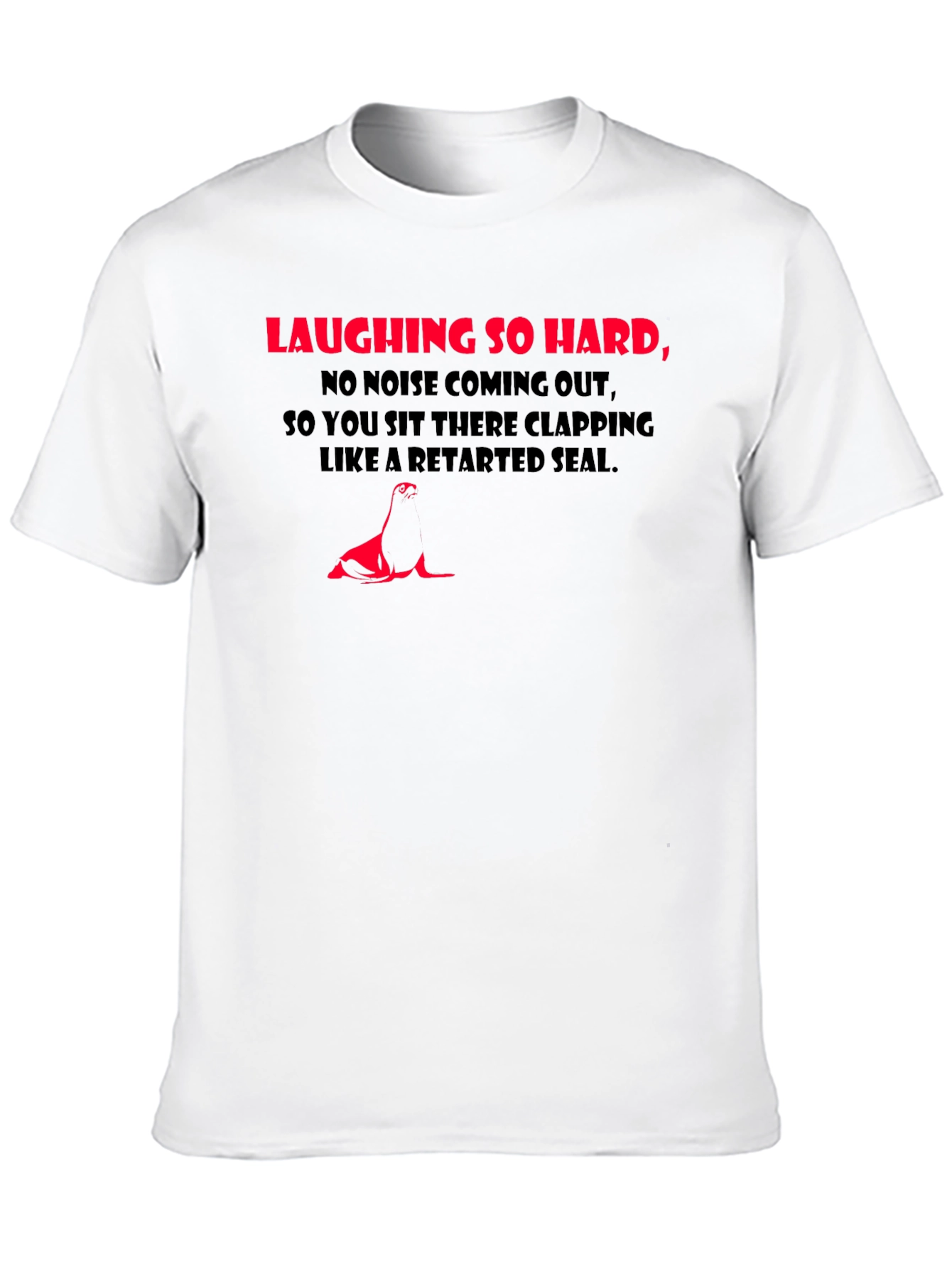 Black Laughing So Hard Graphic Tee view 10