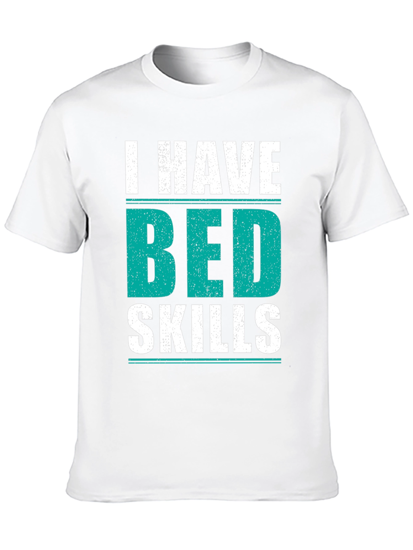 Black I Have Bed Skills Graphic T-Shirt view 10