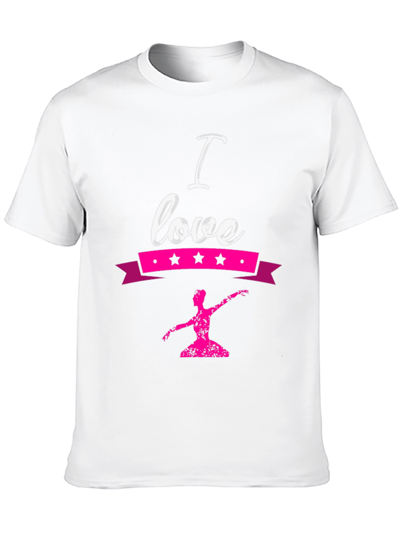Black I Love Ballet Graphic T-Shirt view 10