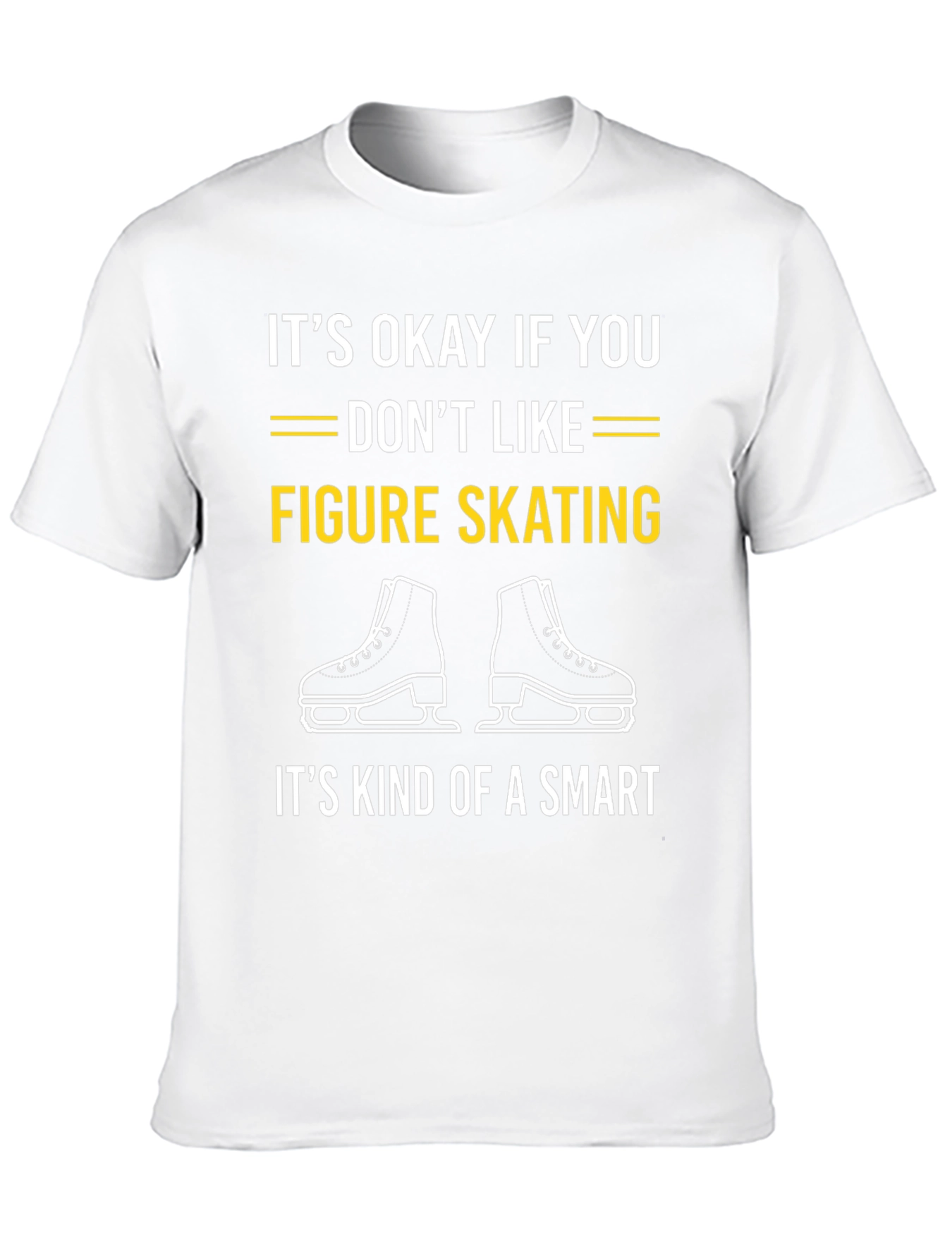 Black Funny Figure Skating T-Shirt - It's Okay If You Don't Like view 10