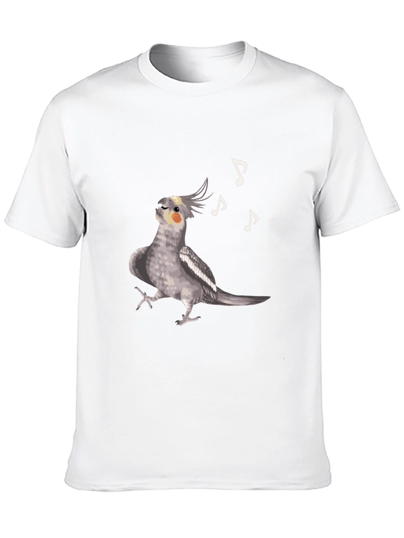 Black Singing Cockatiel Graphic Tee view 10