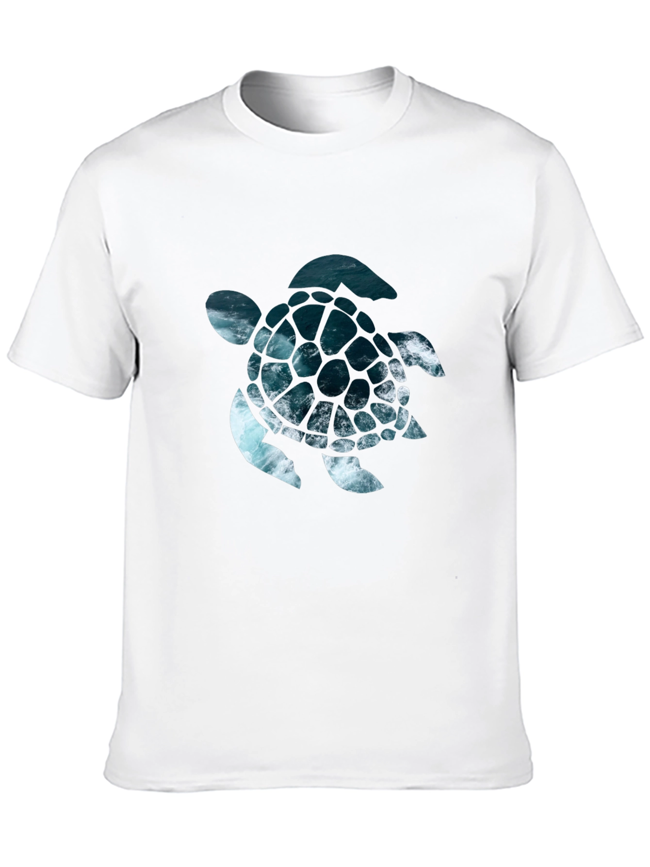 Black Ocean Turtle Graphic Tee - Stylish Black T-Shirt view 10