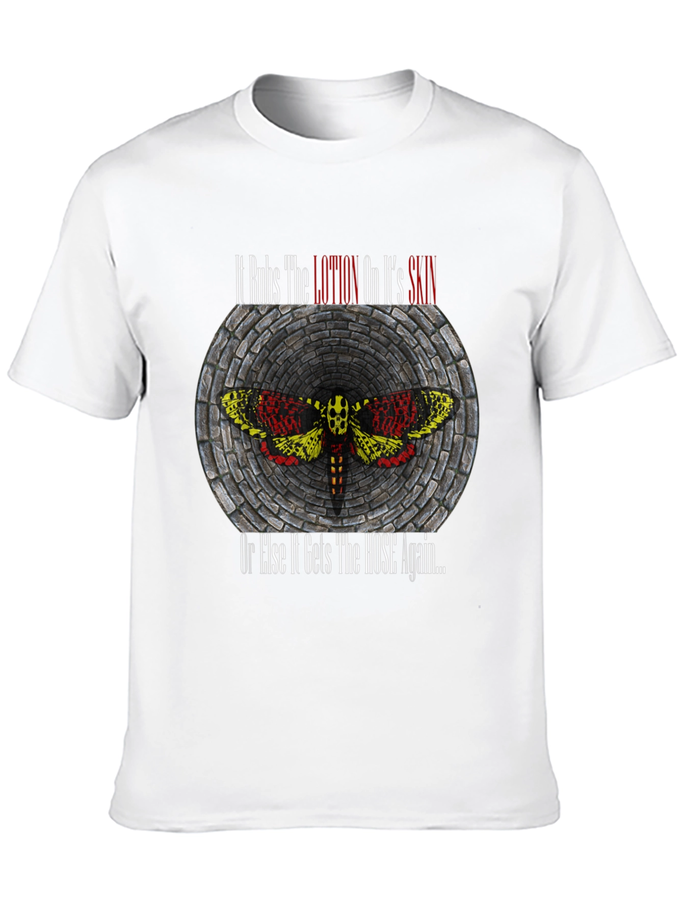 Black Silence of the Lambs T-Shirt - It Rubs the Lotion... view 10