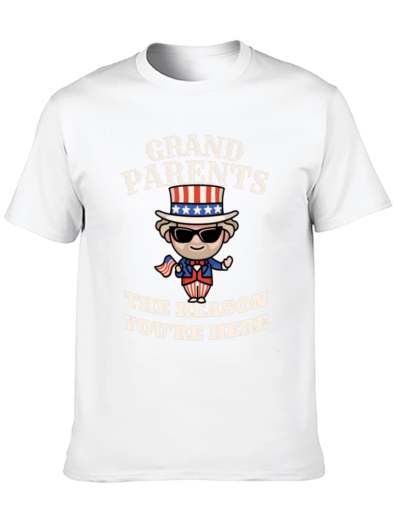 Black Grandparents Reason T-Shirt view 10