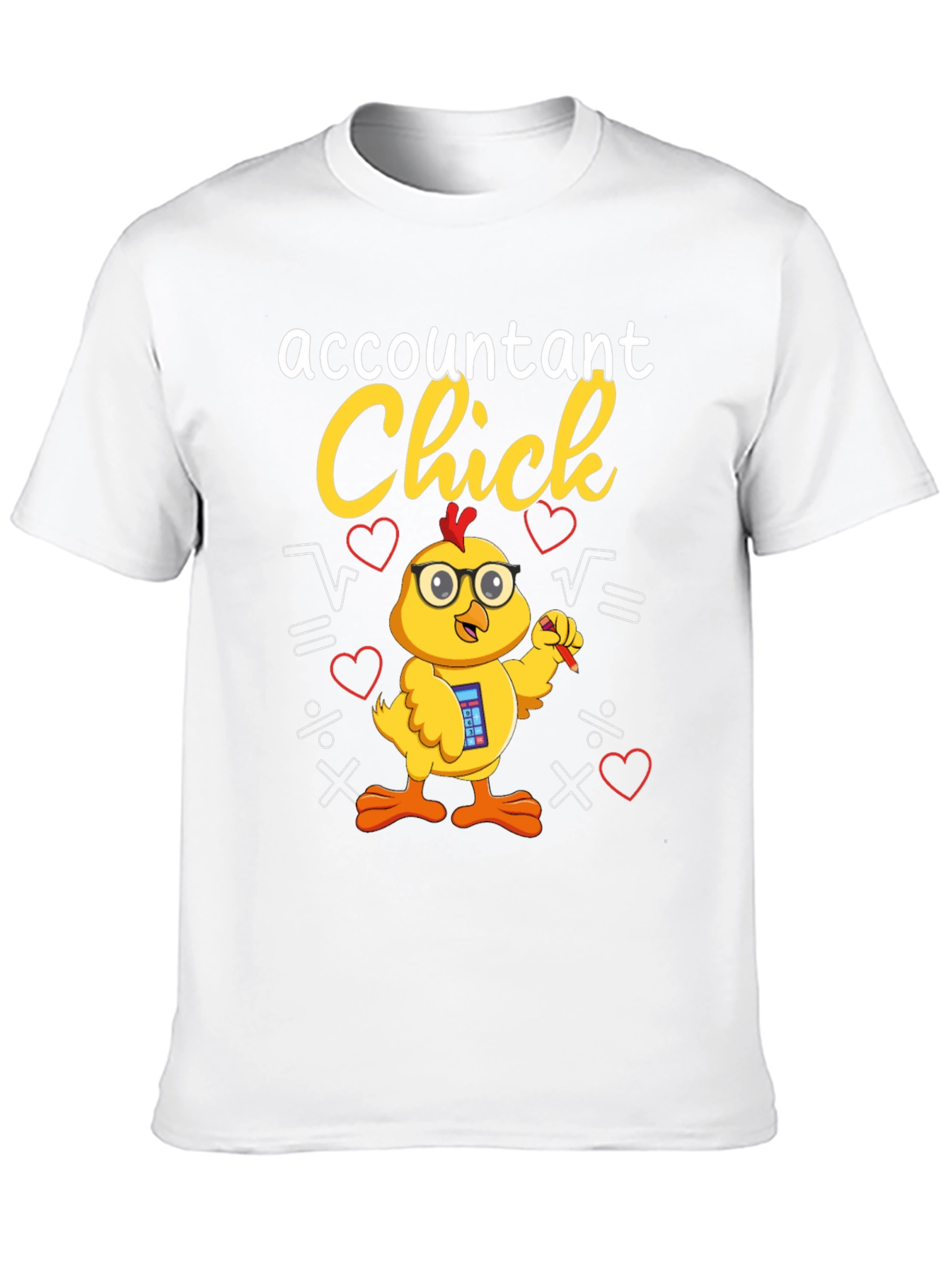 Black Accountant Chick T-Shirt - Funny Accountant Gift view 10