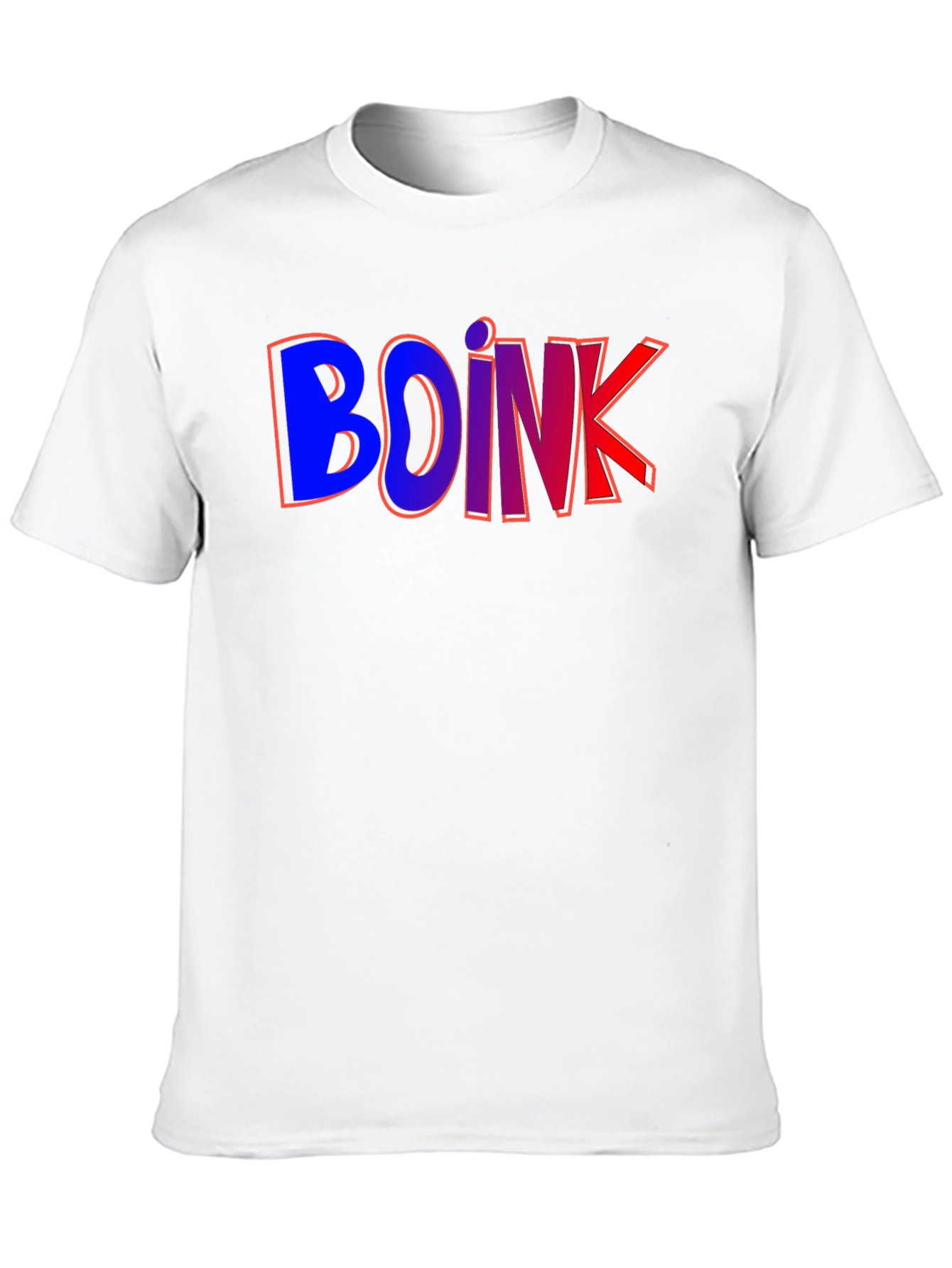 Black Boink Graphic T-Shirt - Crew Neck Cotton Tee view 10