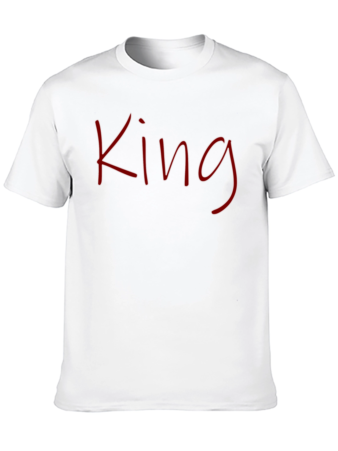 Black King Graphic Print T-Shirt - Black view 10