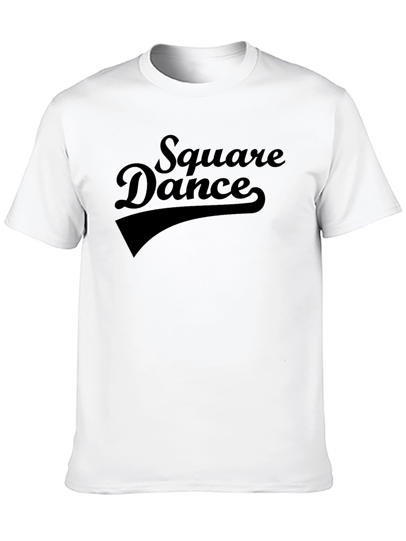 Black Square Dance Graphic T-Shirt - Soft Cotton Blend view 10