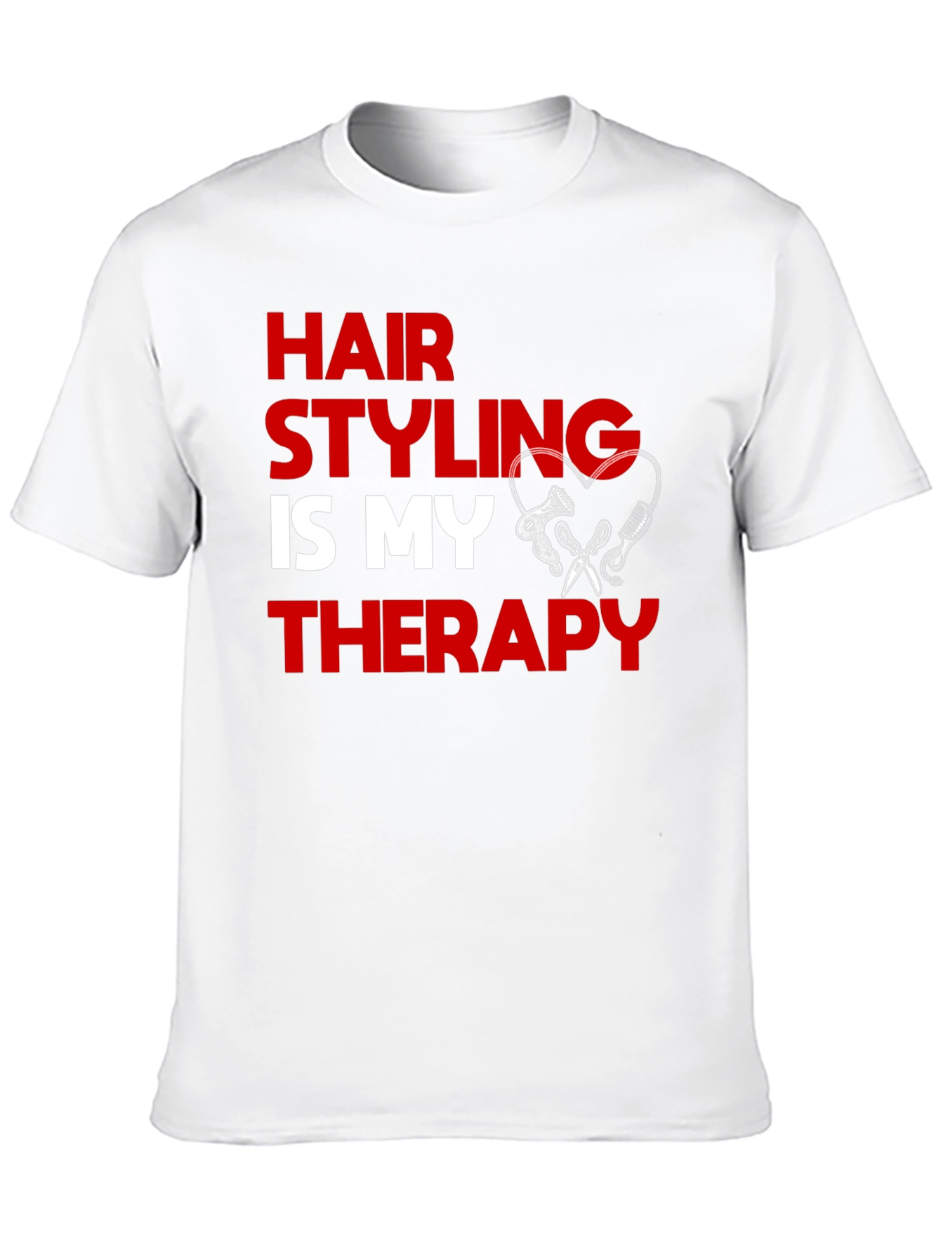 Black Hair Styling Is My Therapy Graphic Tee view 10
