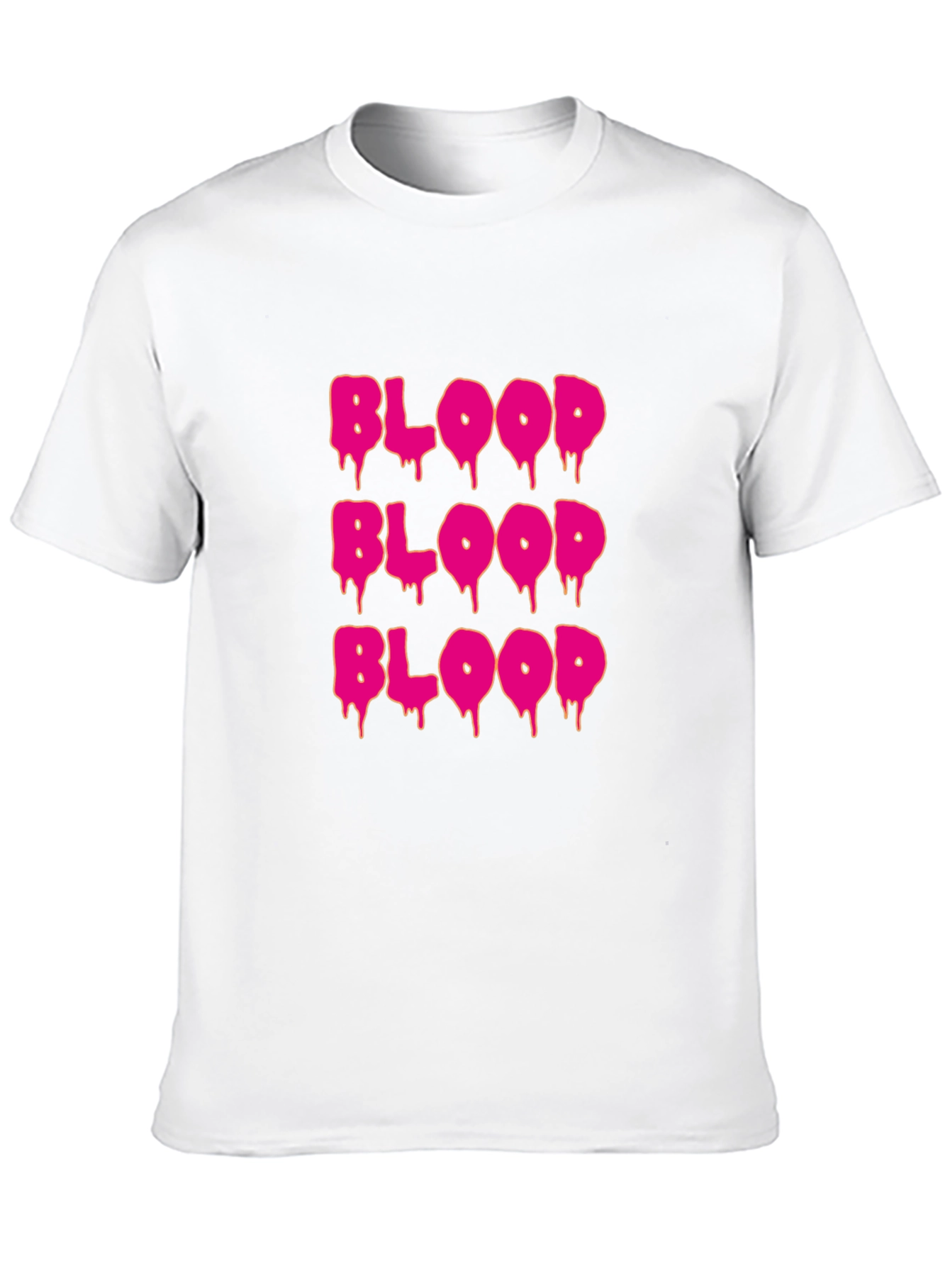 Black Blood Drip Graphic Tee - Statement T-Shirt view 10