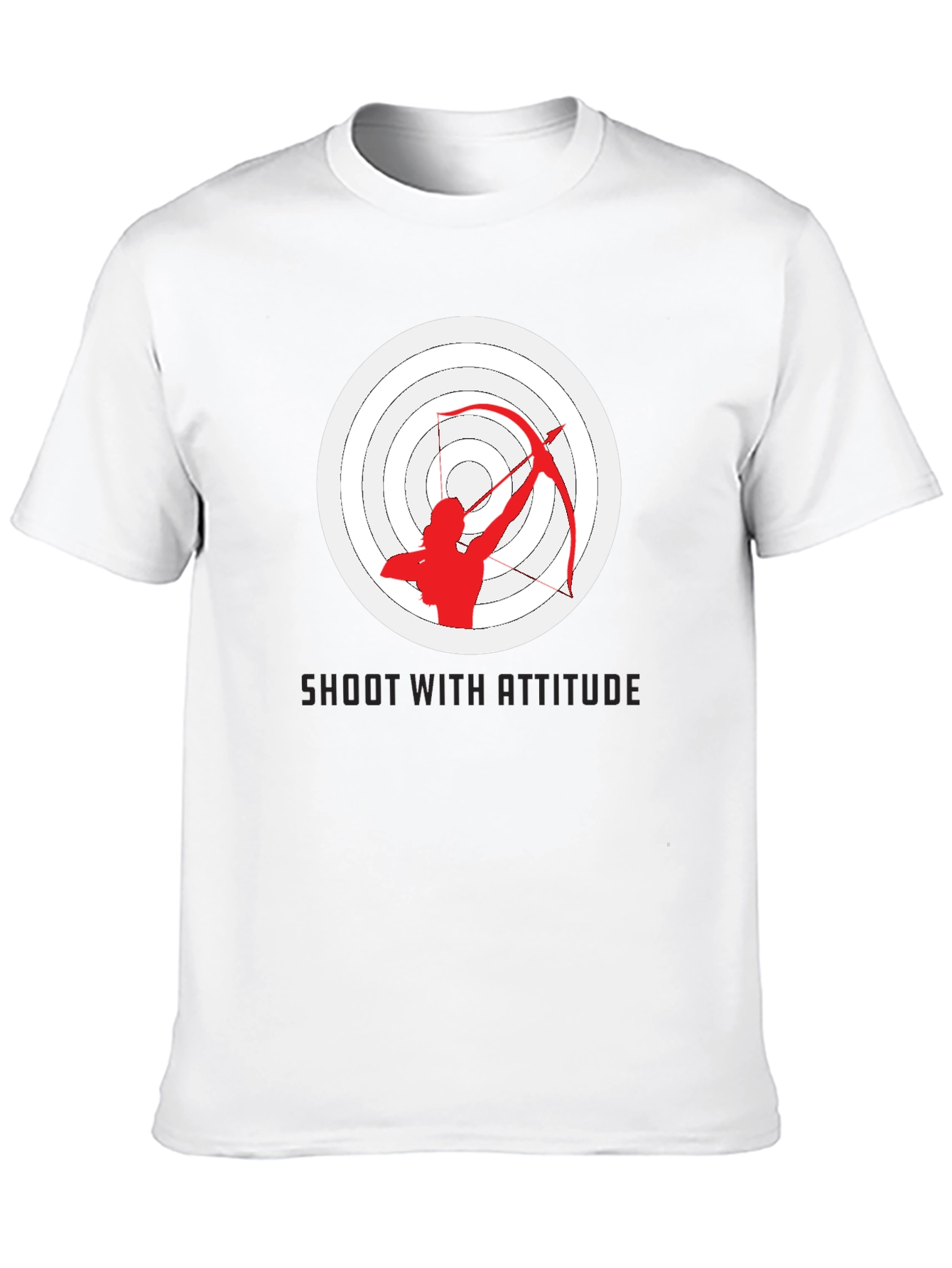 Black Archer Target Graphic Tee - Shoot With Attitude view 10