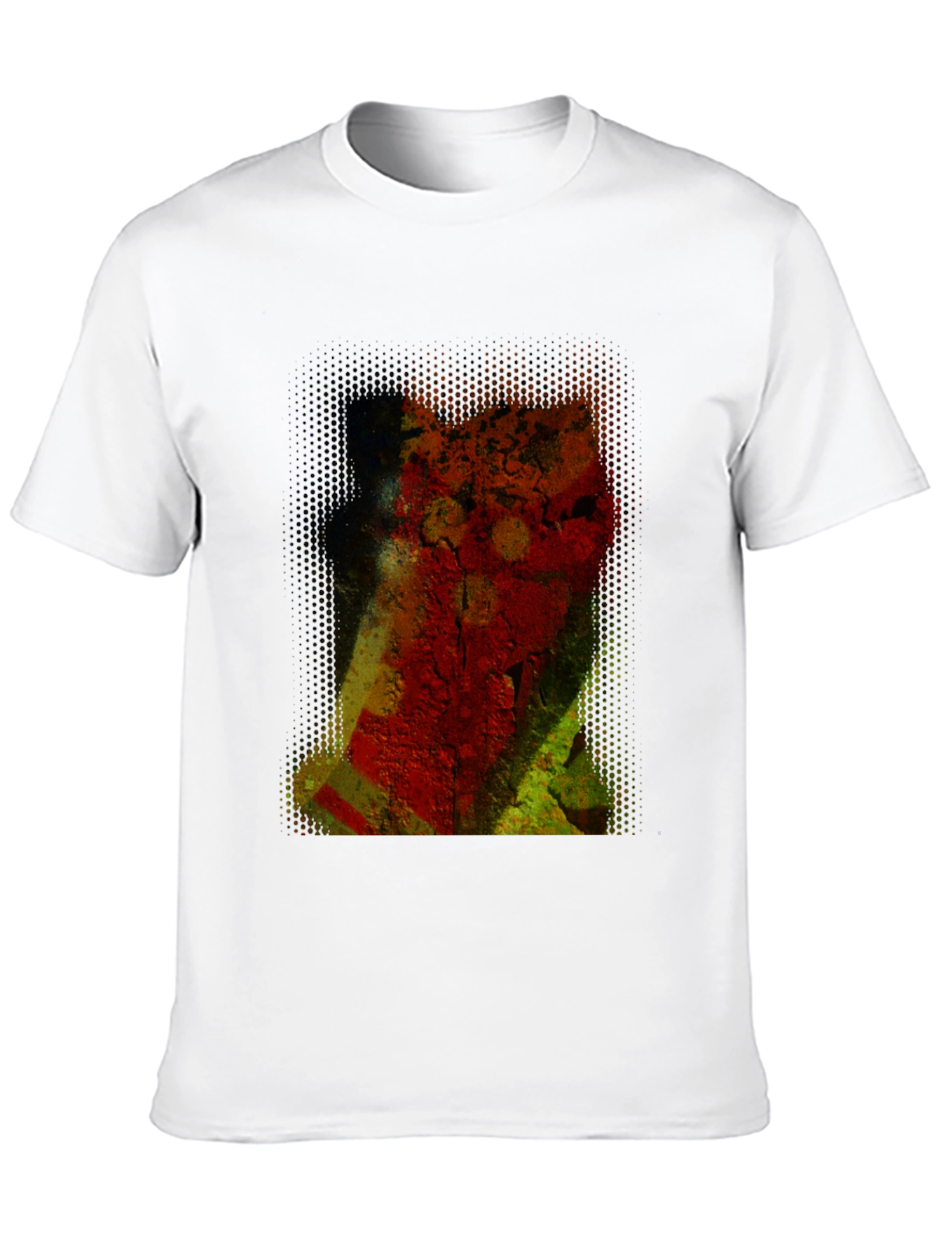 Black Abstract Graphic Print Black T-Shirt view 10