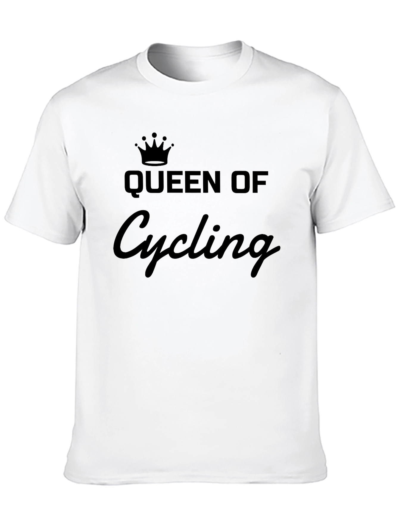 Black Queen of Cycling T-Shirt - Black view 10