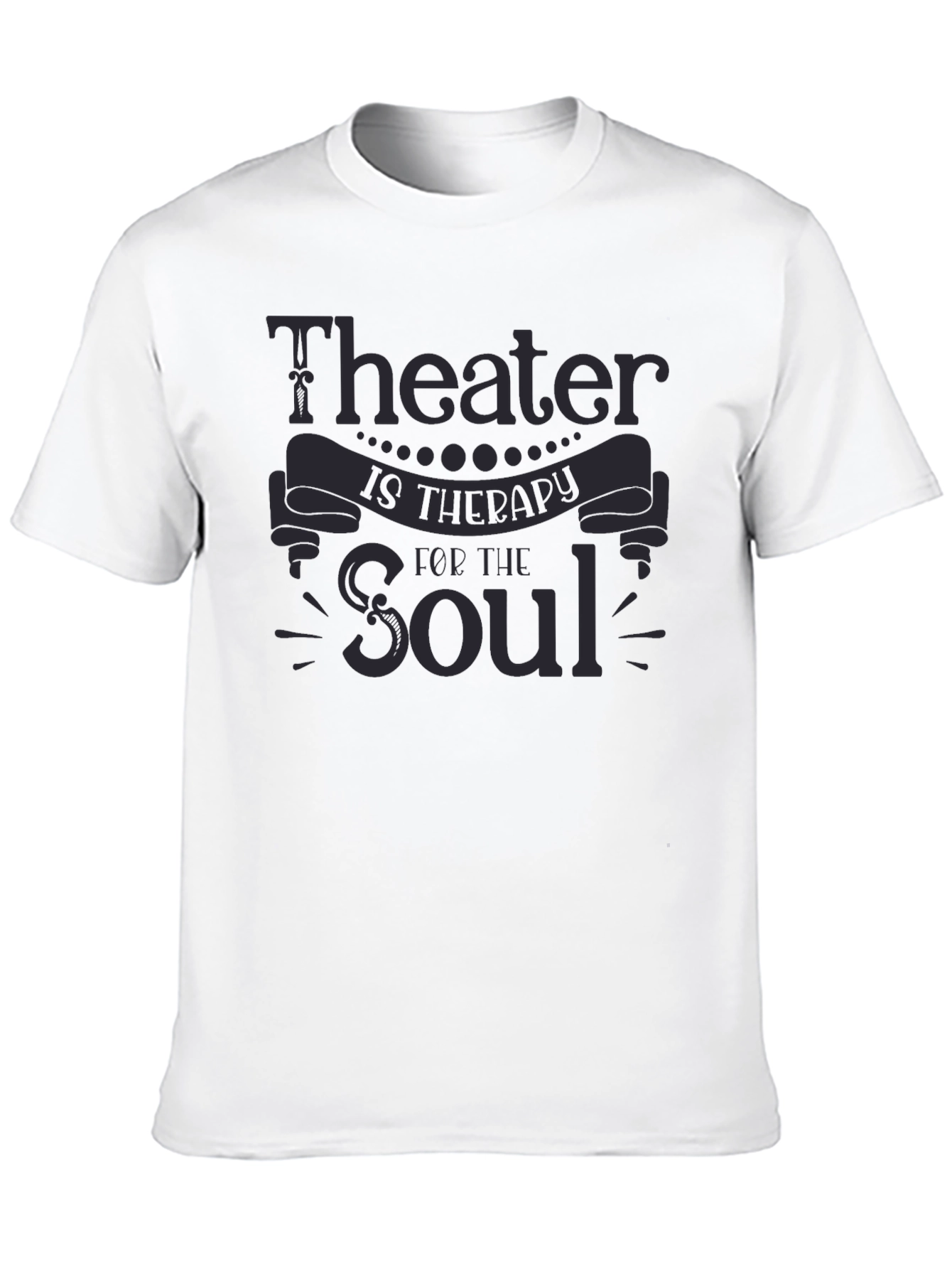 Black Theater is Therapy T-Shirt view 10