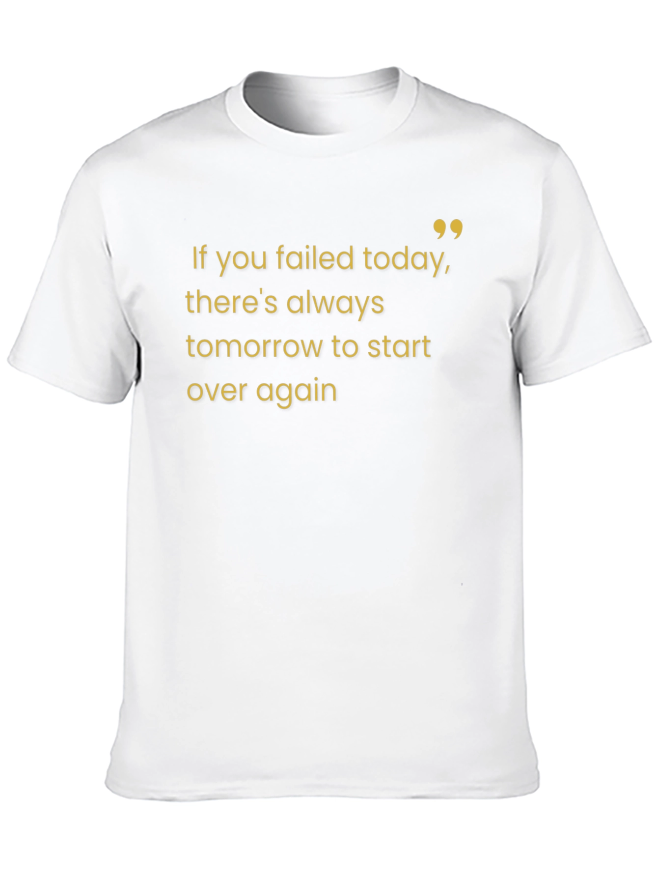 Black Motivational Quote Black T-Shirt view 10