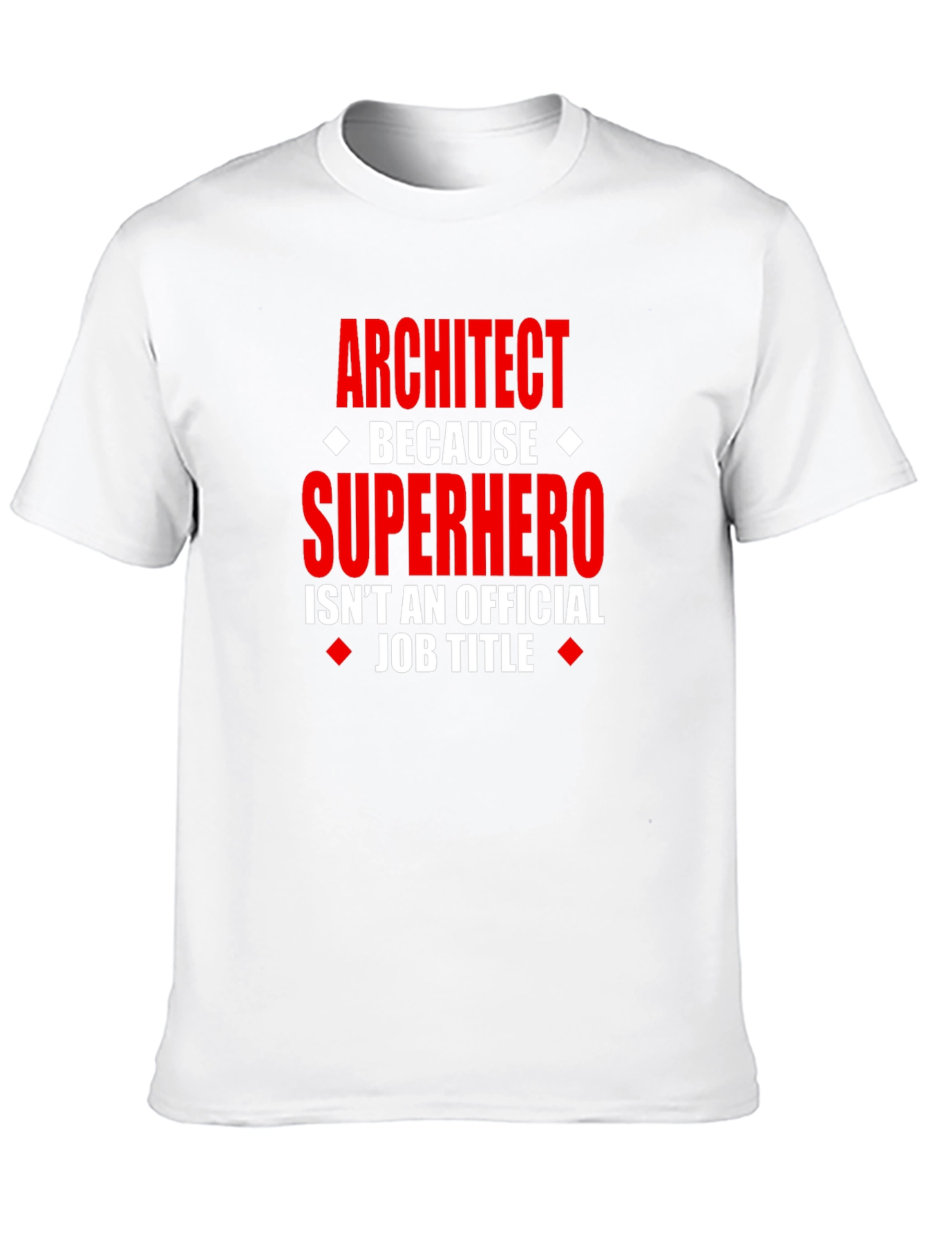 Black Architect Superhero Graphic Tee - Funny Job Title Shirt view 10